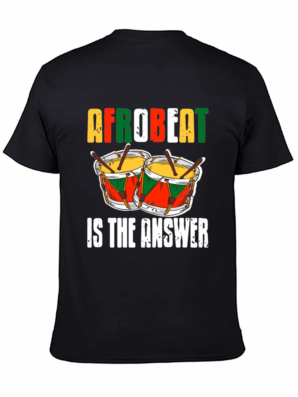 Afrobeat Drums Graphic T-Shirt