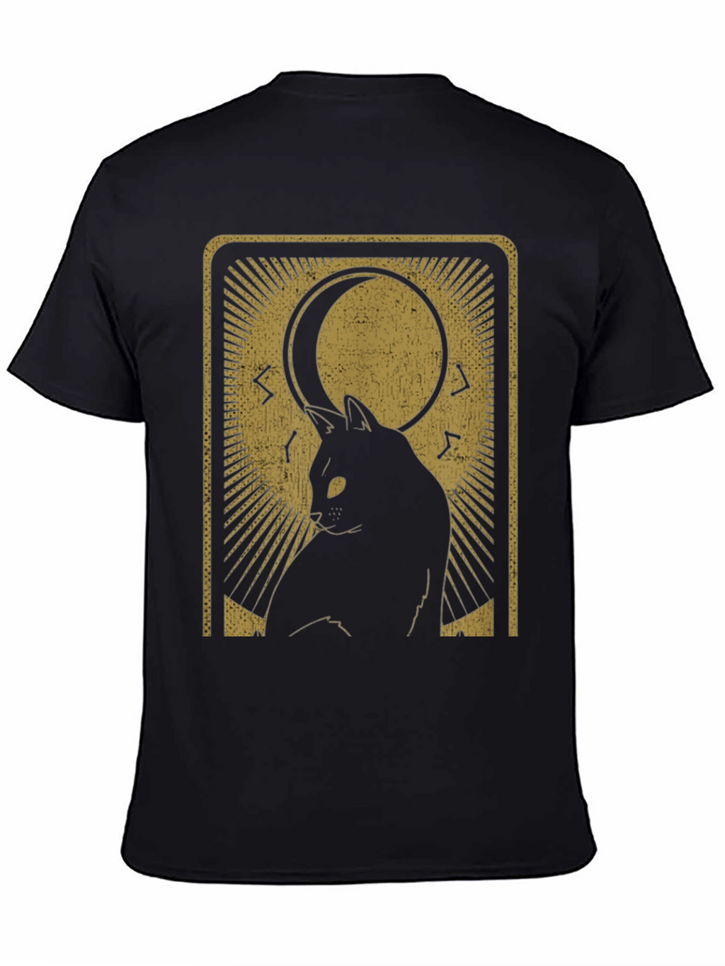 Mystic Cat Tarot Card Graphic T-Shirt