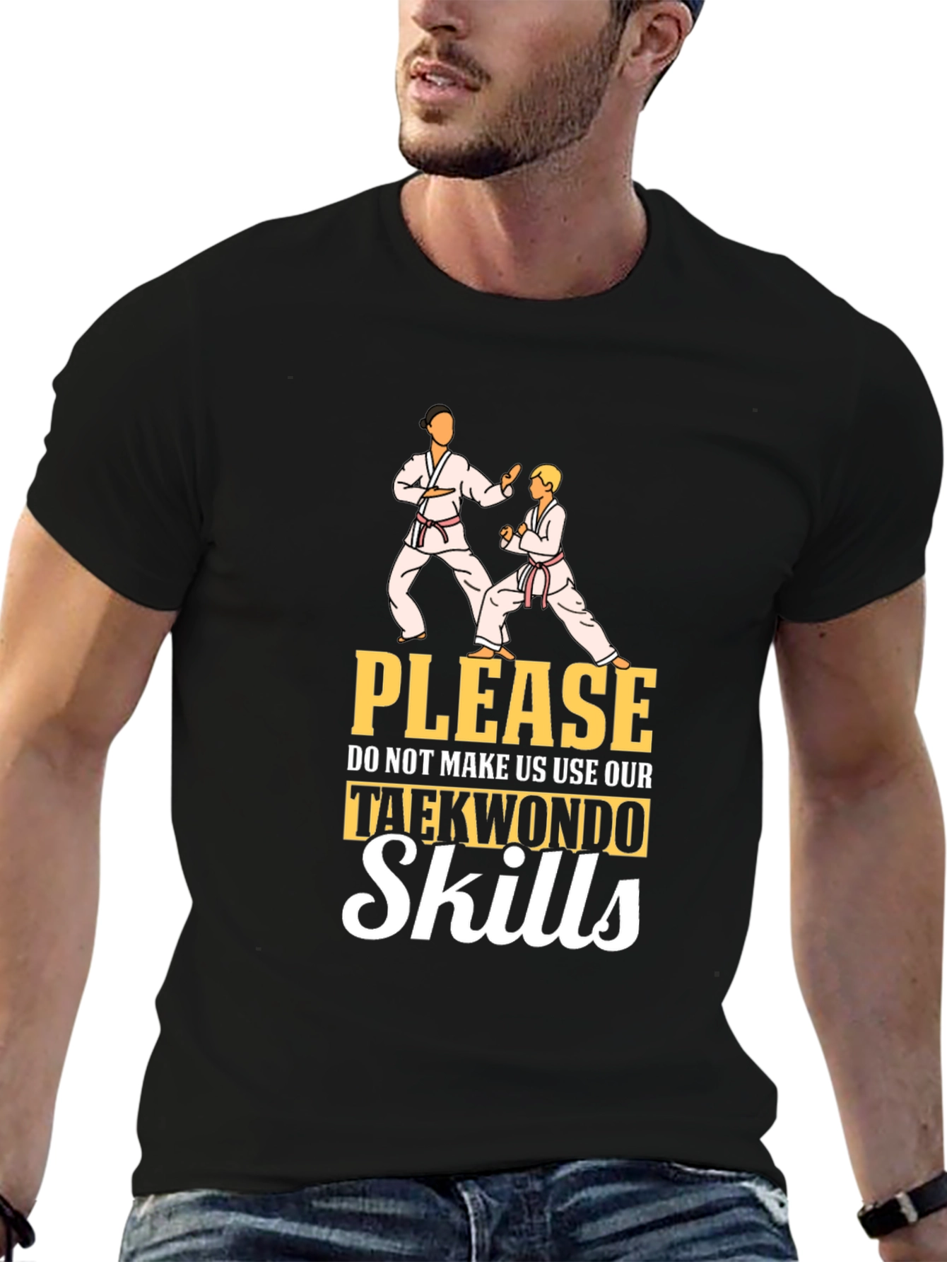Taekwondo Skills Graphic T-Shirt