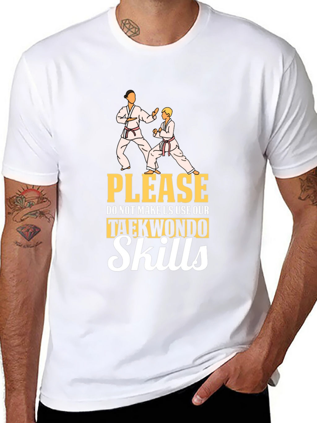 Taekwondo Skills Graphic T-Shirt