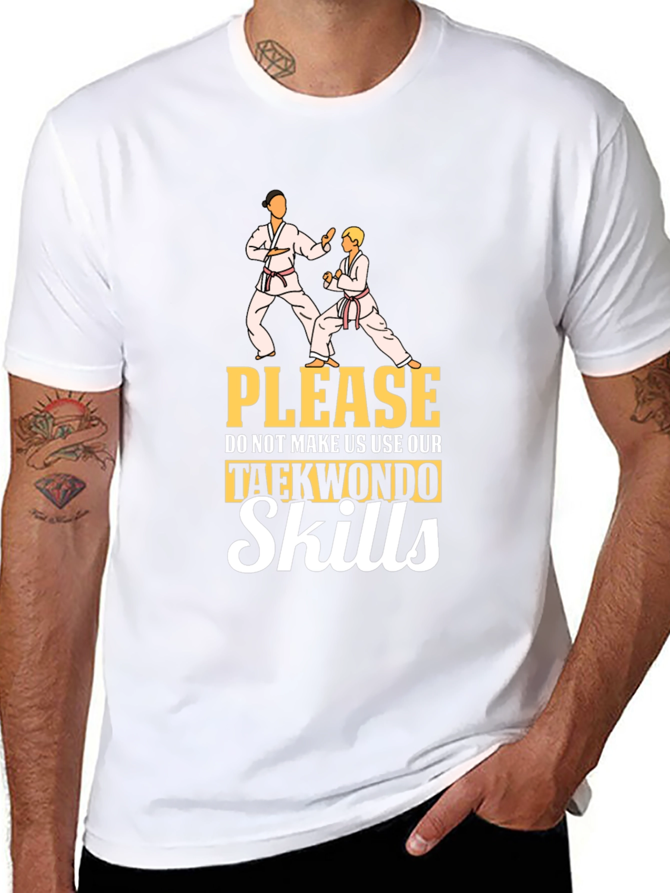 Taekwondo Skills Graphic T-Shirt