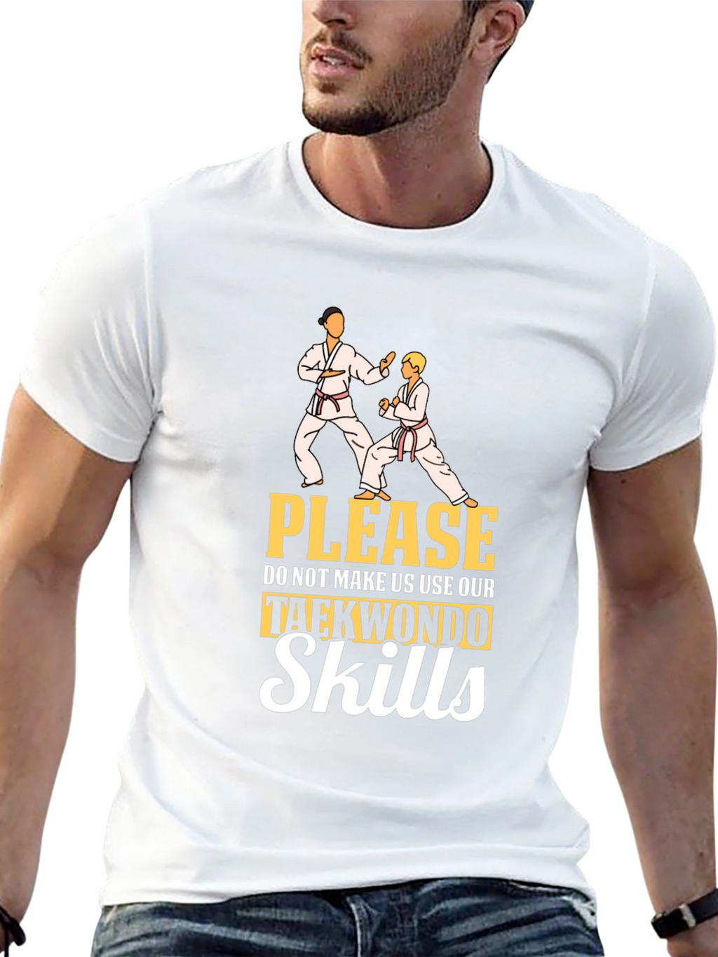 Taekwondo Skills Graphic T-Shirt