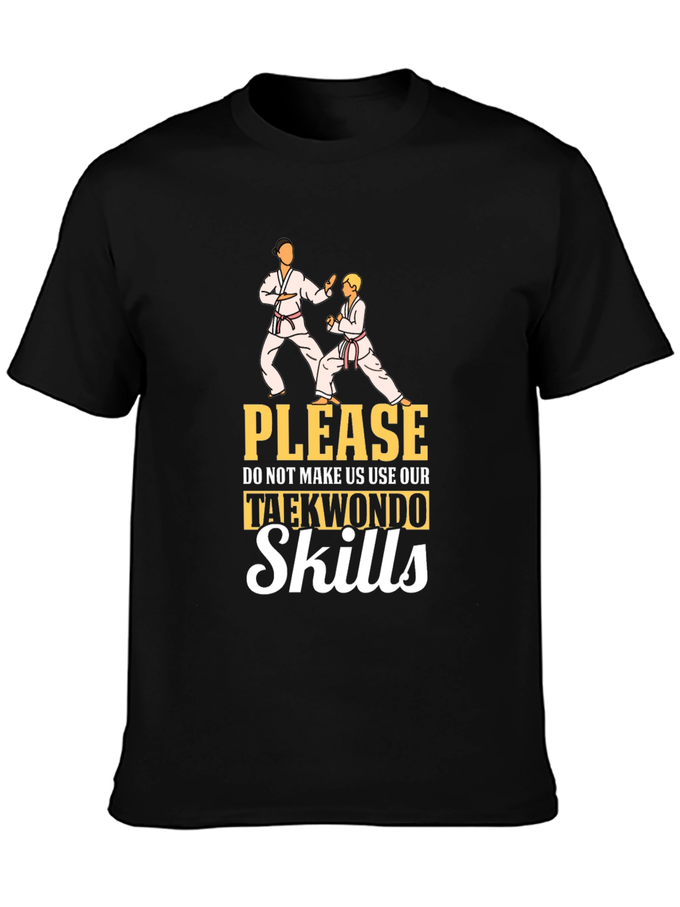Taekwondo Skills Graphic T-Shirt