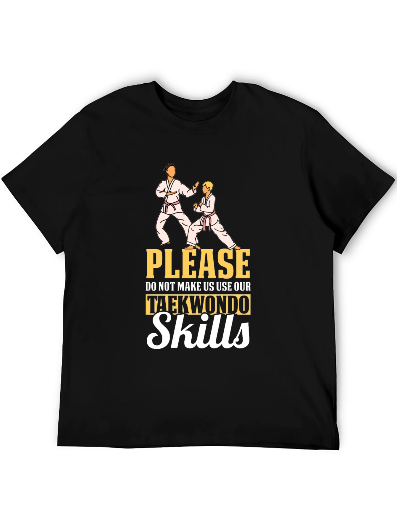 Taekwondo Skills Graphic T-Shirt