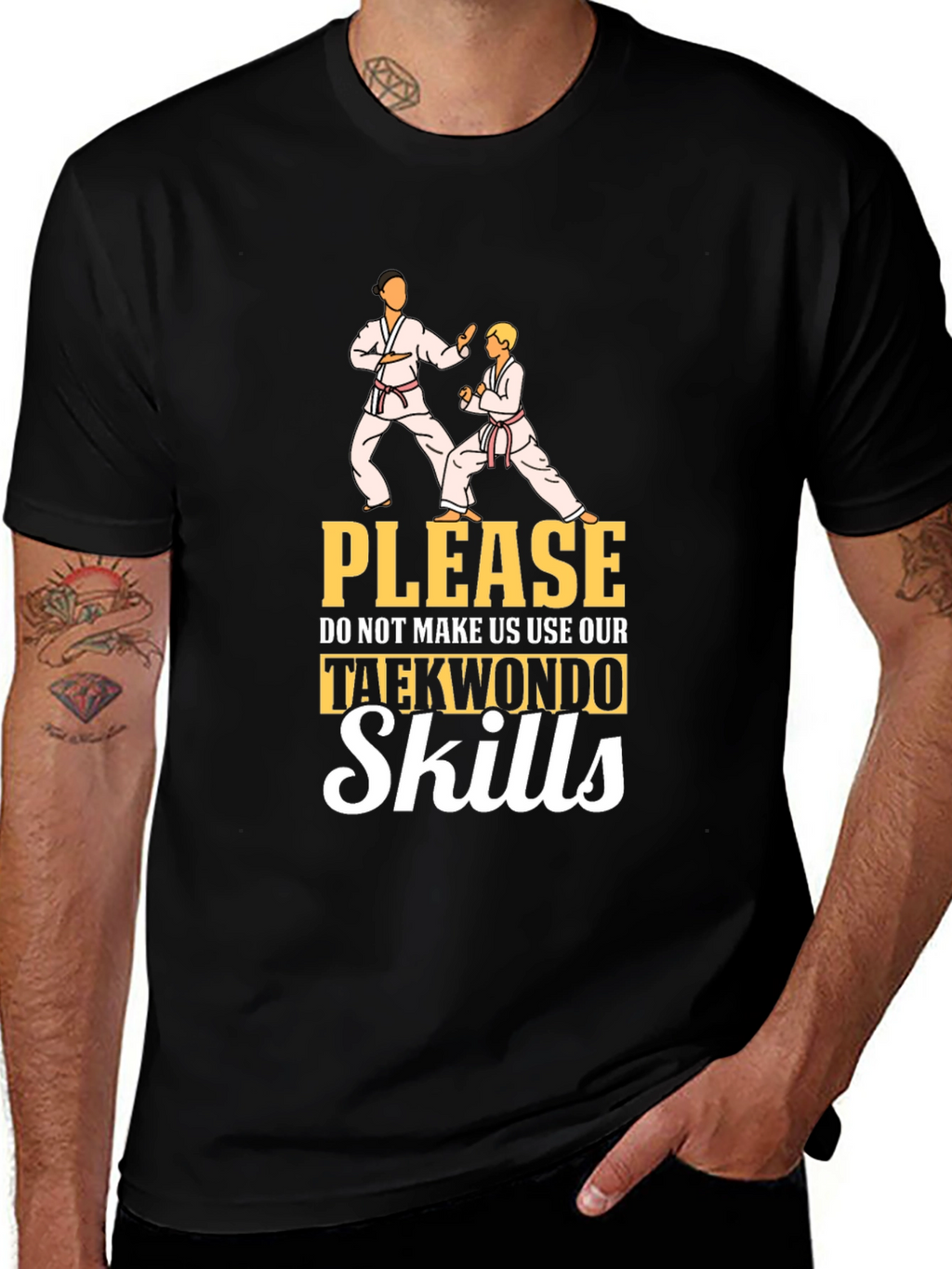 Taekwondo Skills Graphic T-Shirt