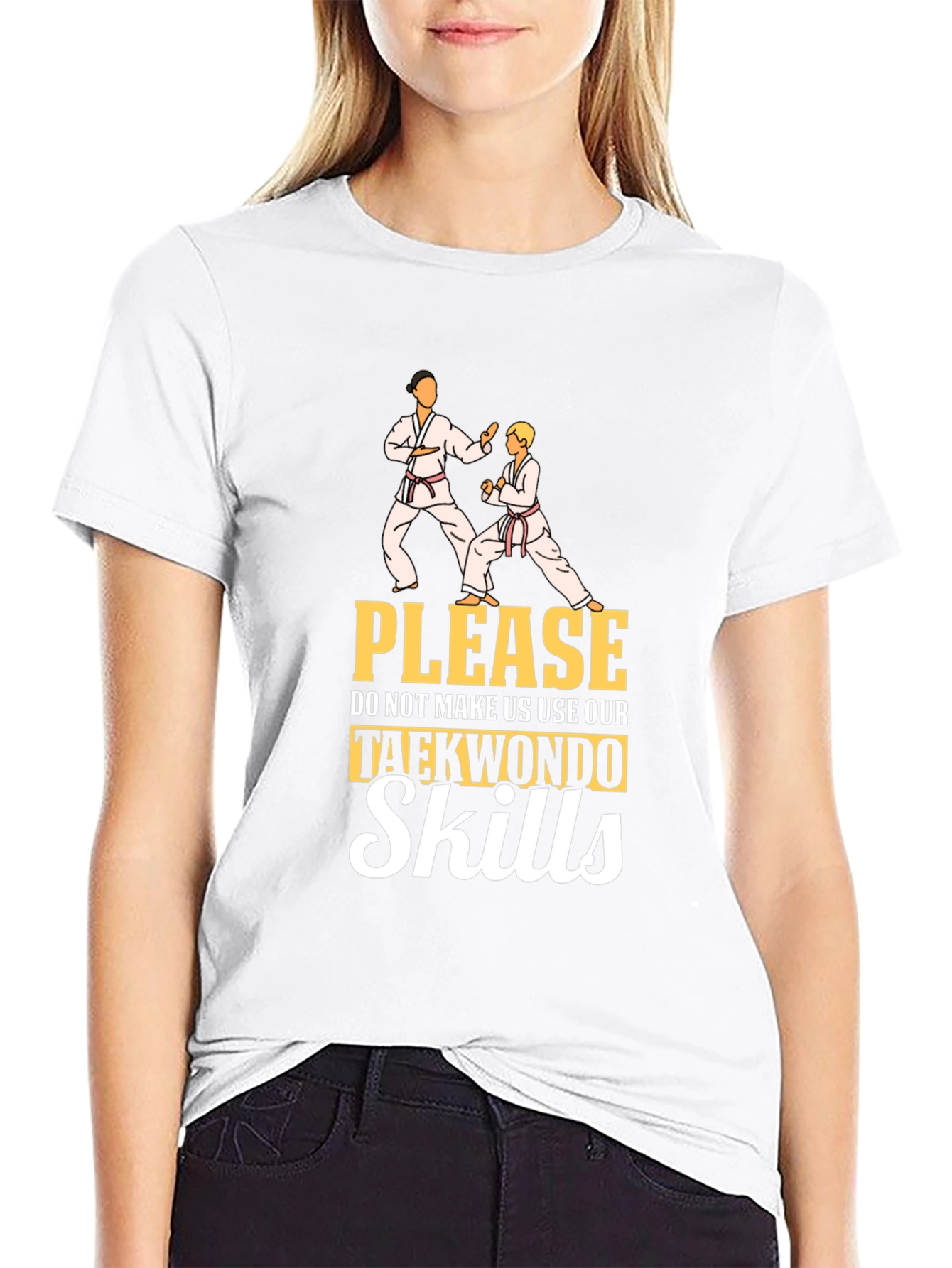 Taekwondo Skills Graphic T-Shirt