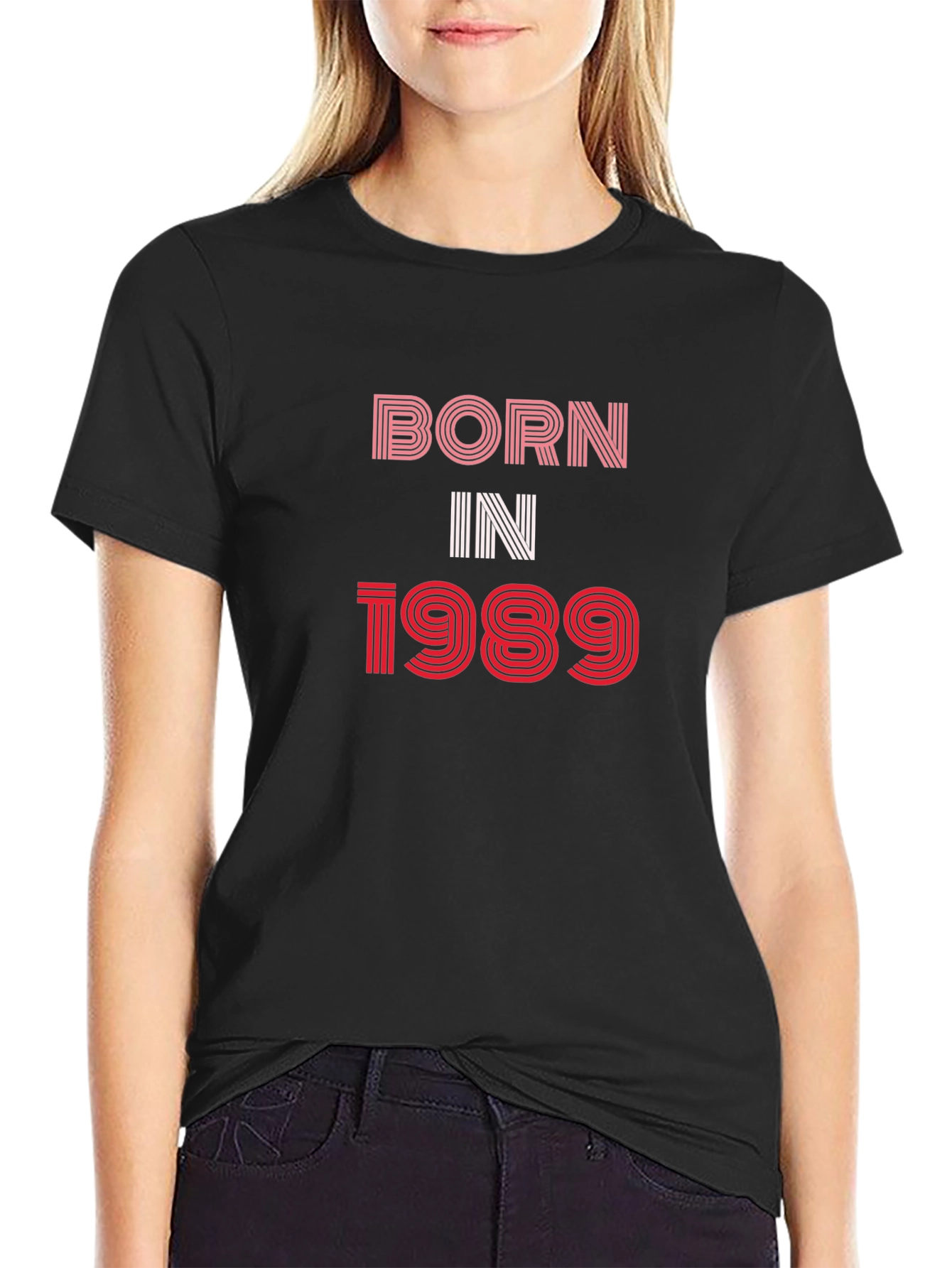 Born in 1989 Graphic Tee - Retro Birthday T-Shirt