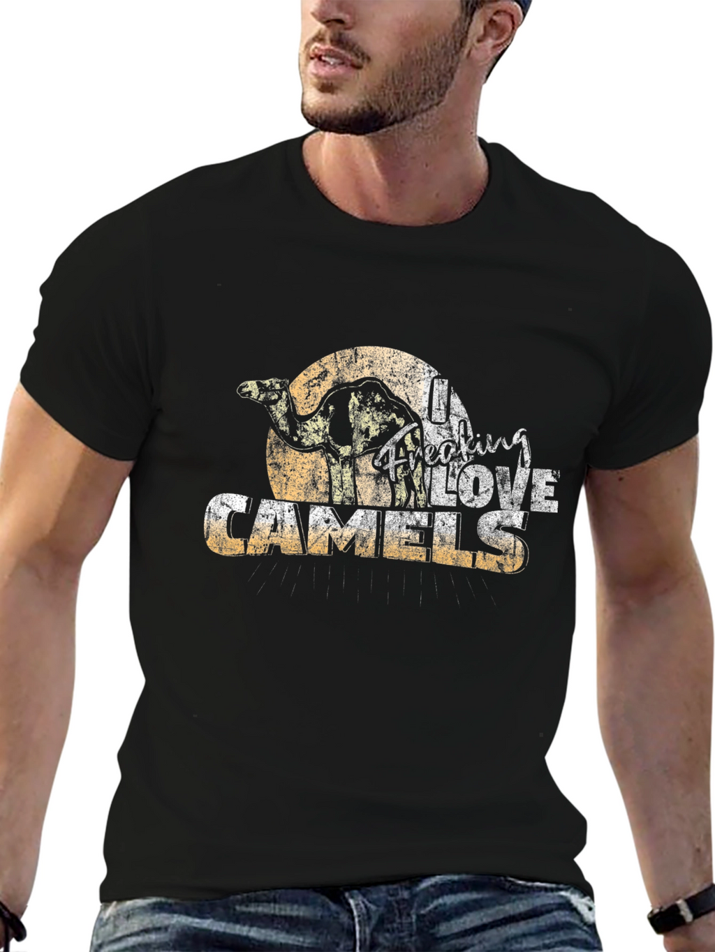 I Freaking Love Camels Graphic T-Shirt
