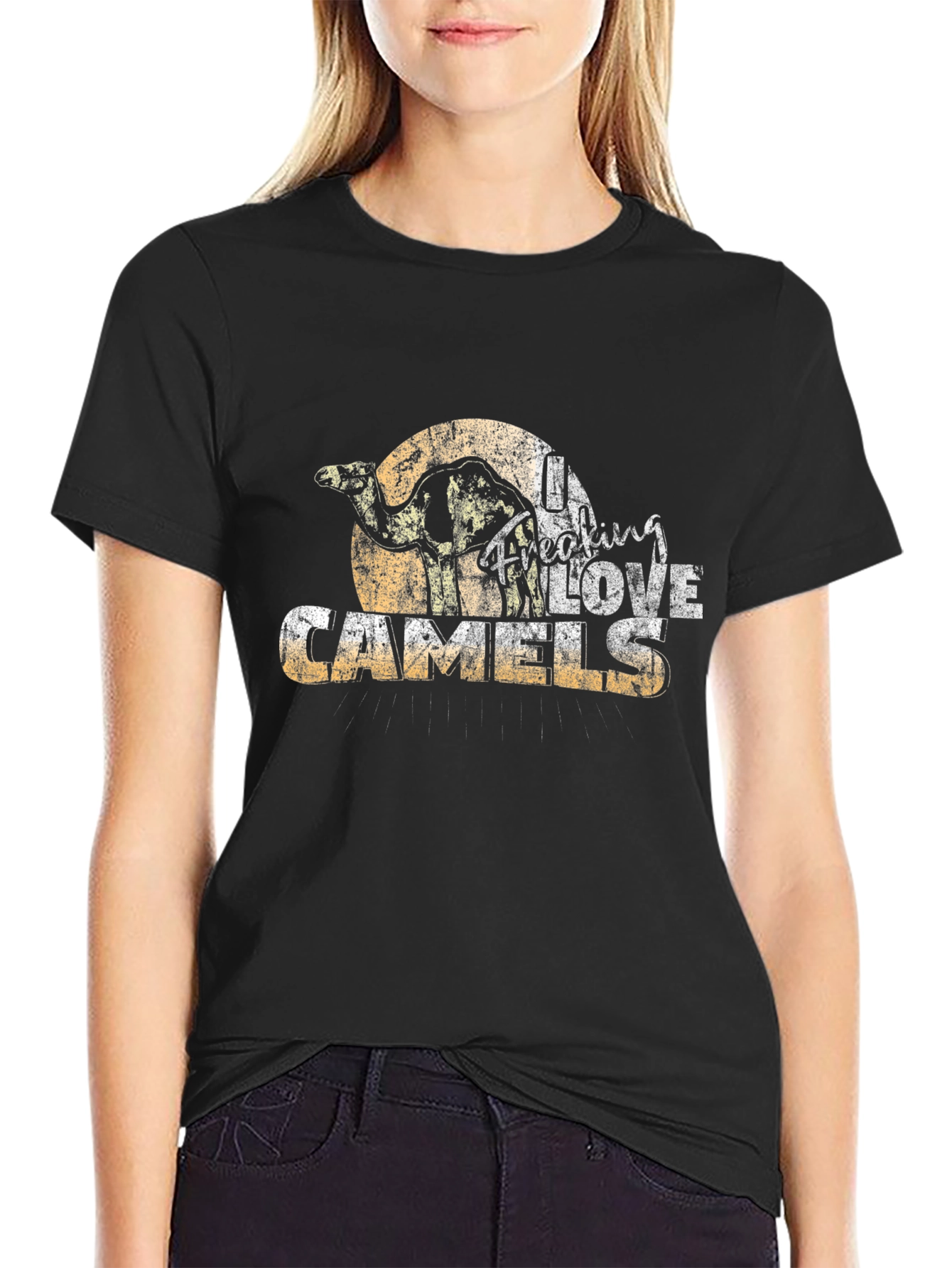 I Freaking Love Camels Graphic T-Shirt