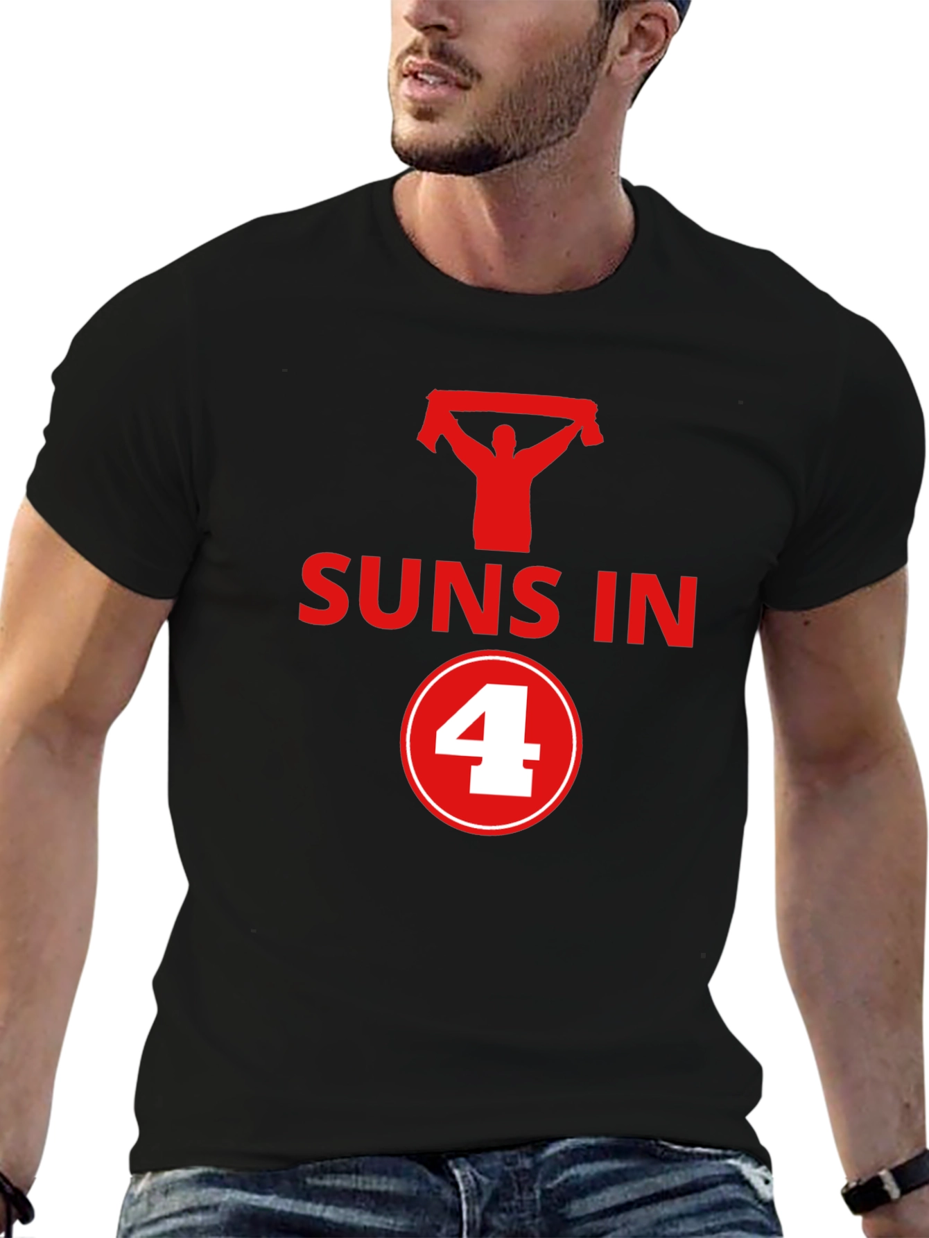 Suns in 4 Graphic T-Shirt - Black