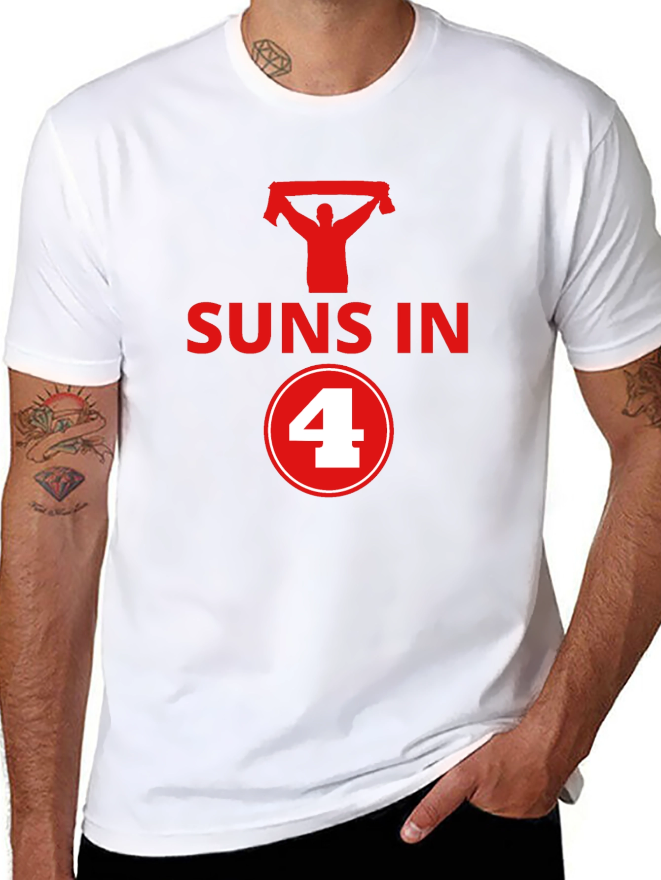 Suns in 4 Graphic T-Shirt - Black