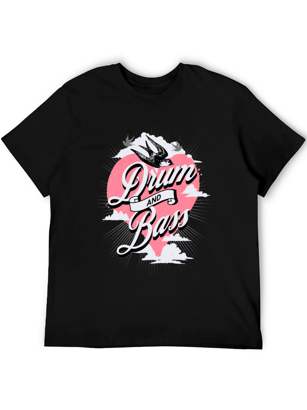 Drum and Bass Graphic T-Shirt - Stylish Music Apparel