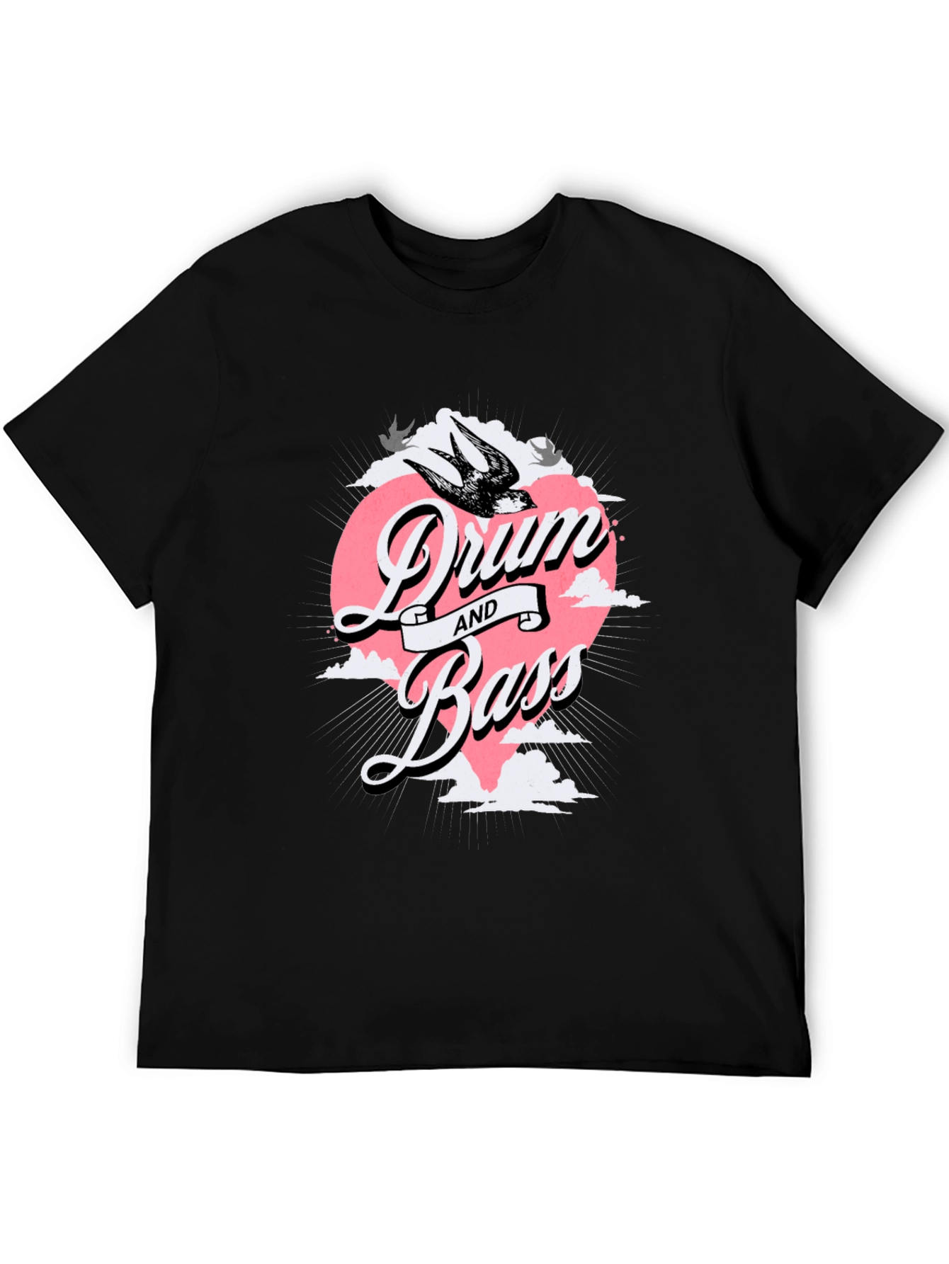 Drum and Bass Graphic T-Shirt - Stylish Music Apparel