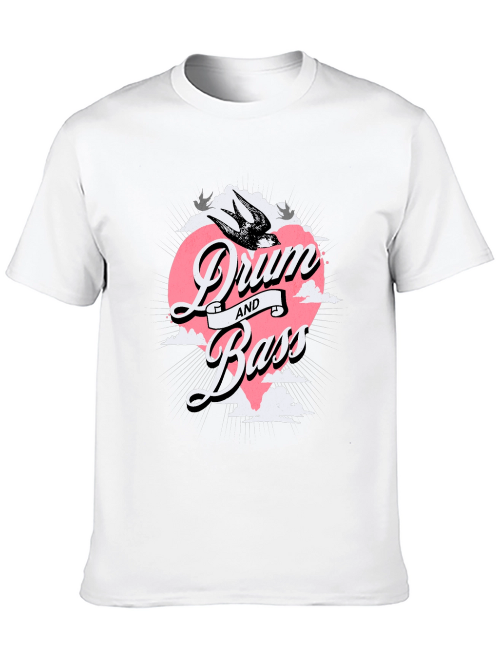 Drum and Bass Graphic T-Shirt - Stylish Music Apparel