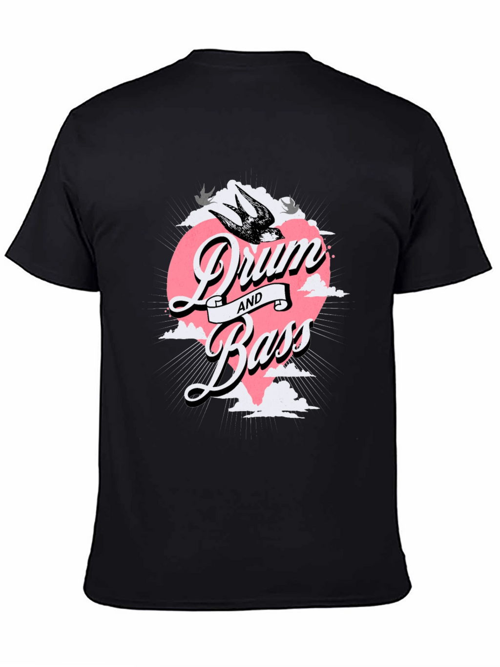 Drum and Bass Graphic T-Shirt - Stylish Music Apparel