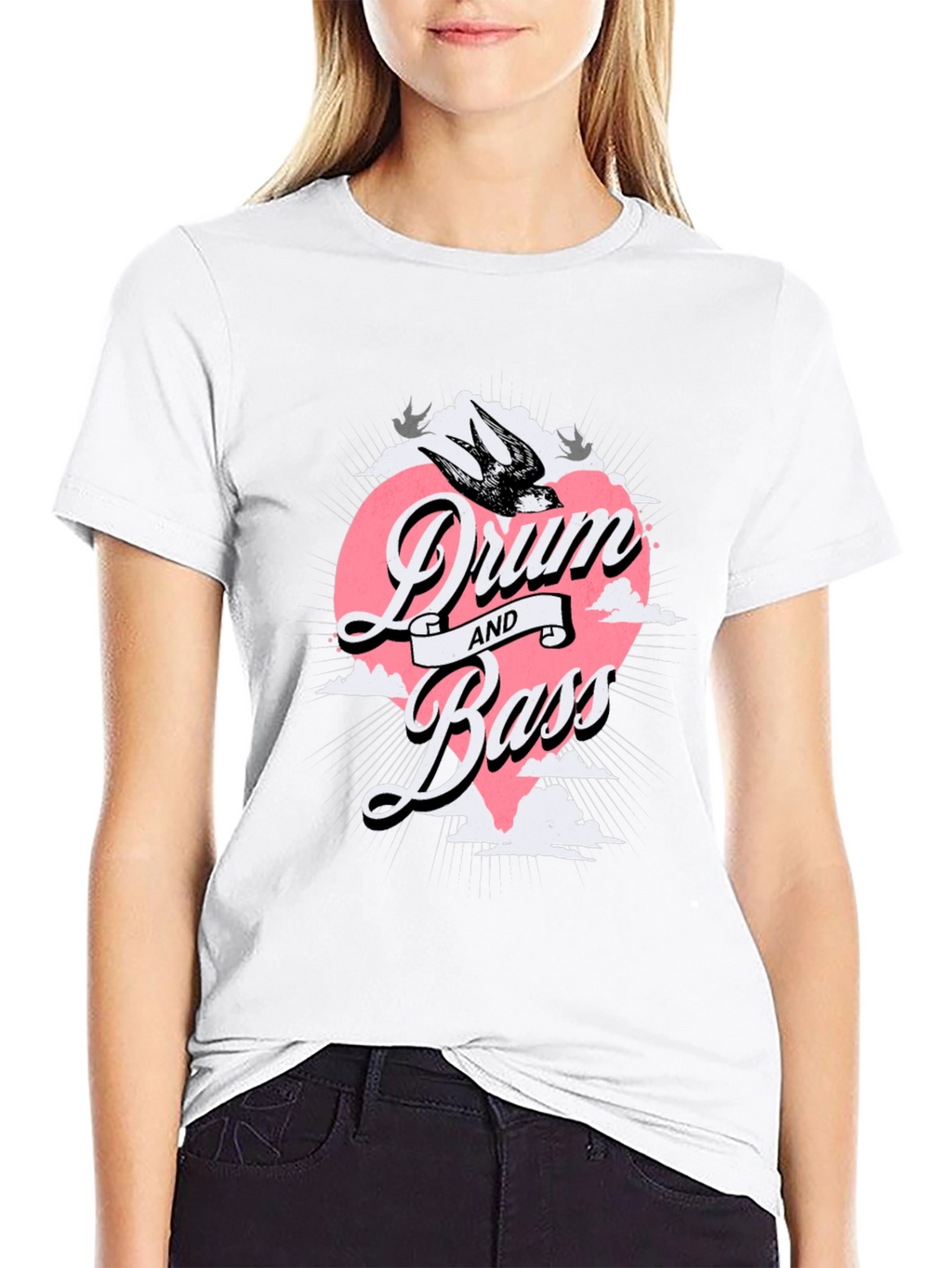 Drum and Bass Graphic T-Shirt - Stylish Music Apparel