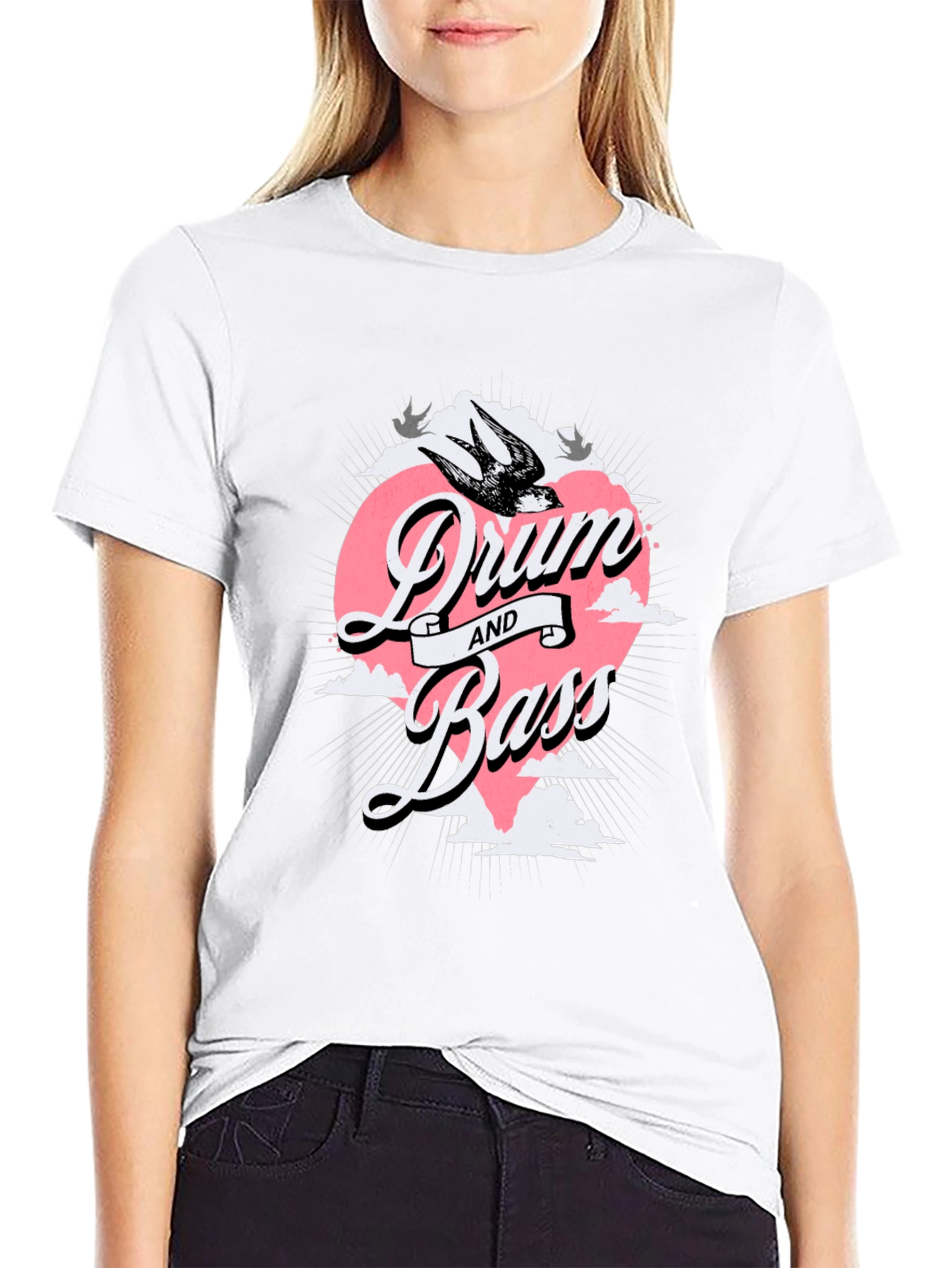 Drum and Bass Graphic T-Shirt - Stylish Music Apparel