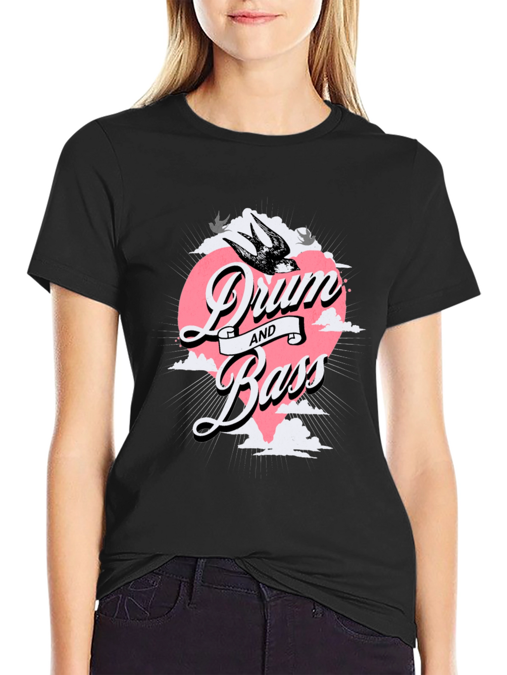 Drum and Bass Graphic T-Shirt - Stylish Music Apparel