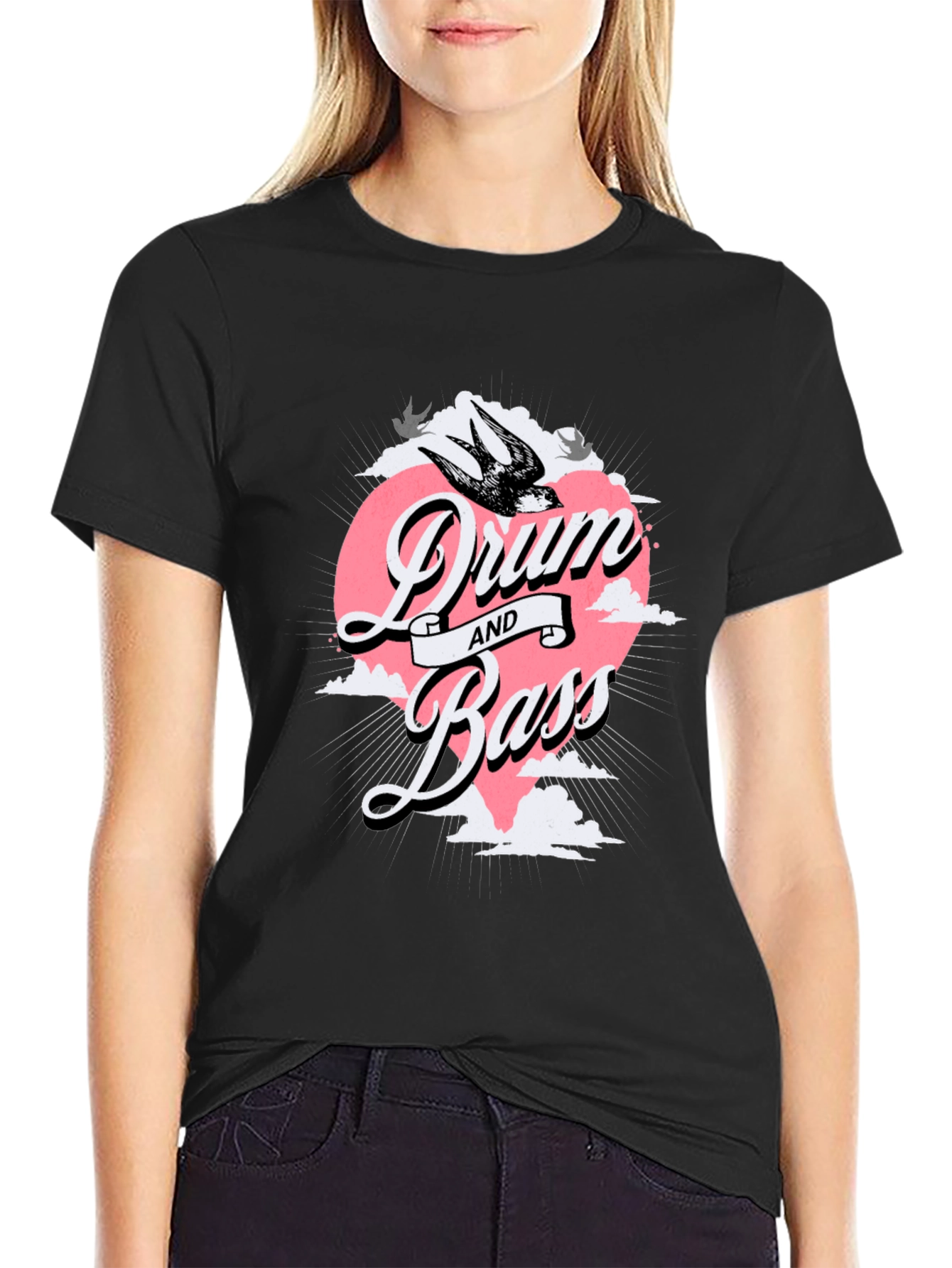 Drum and Bass Graphic T-Shirt - Stylish Music Apparel