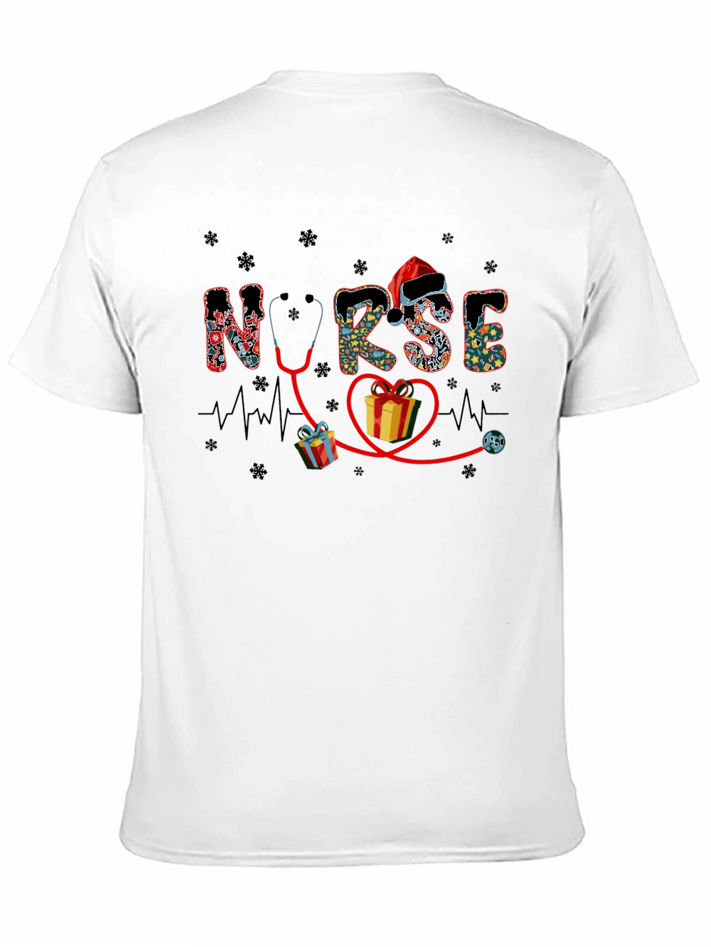 Festive Nurse Holiday Graphic Tee