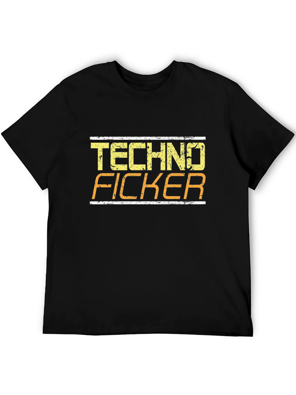 Techno Ficker Graphic Tee - Black T-Shirt