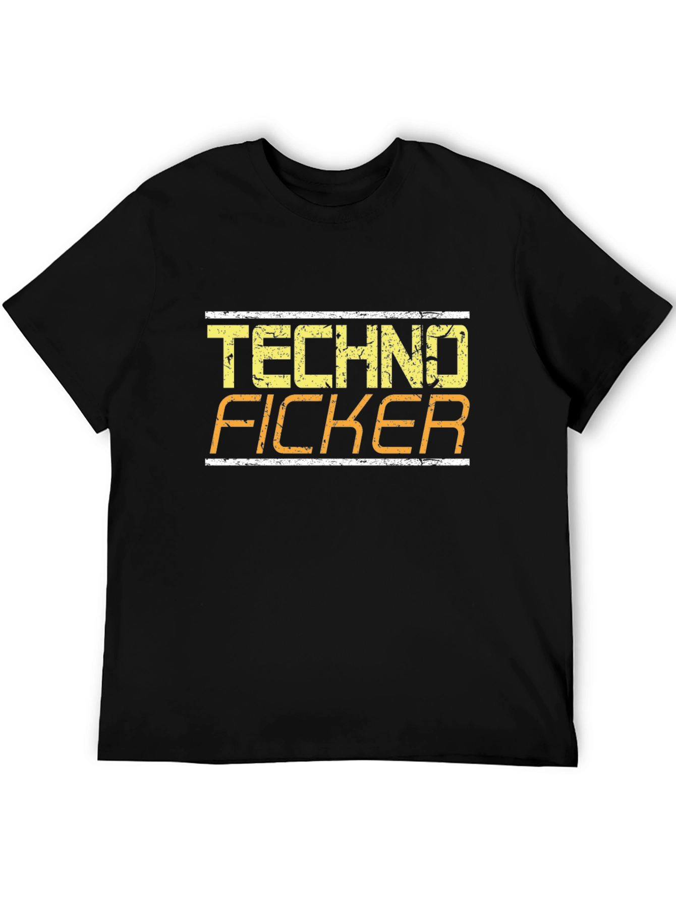 Techno Ficker Graphic Tee - Black T-Shirt