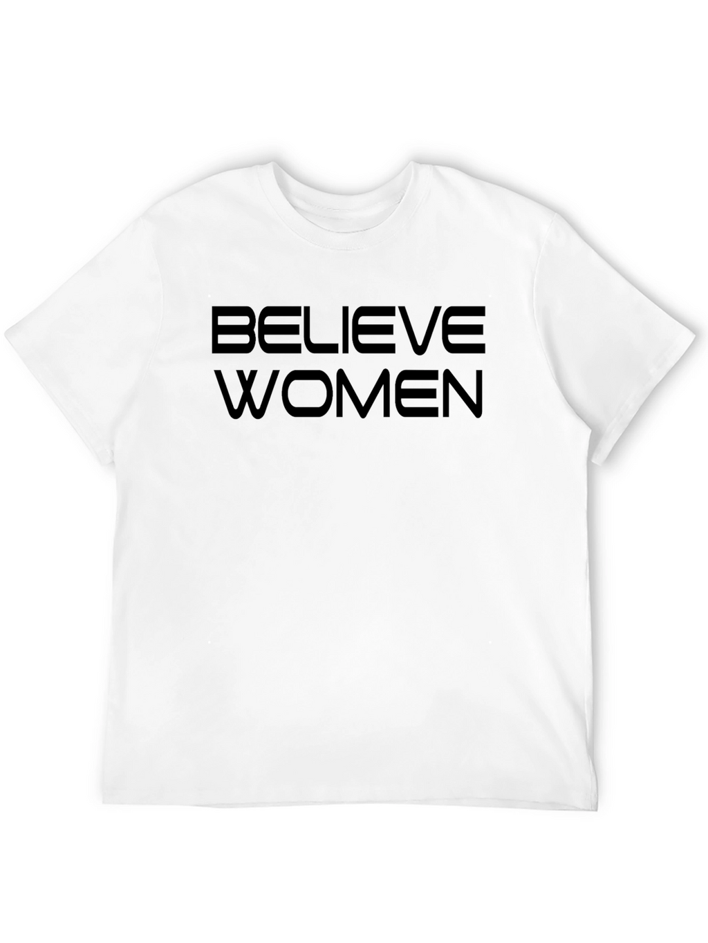 Believe Women Black Graphic Tee - Activism Shirt