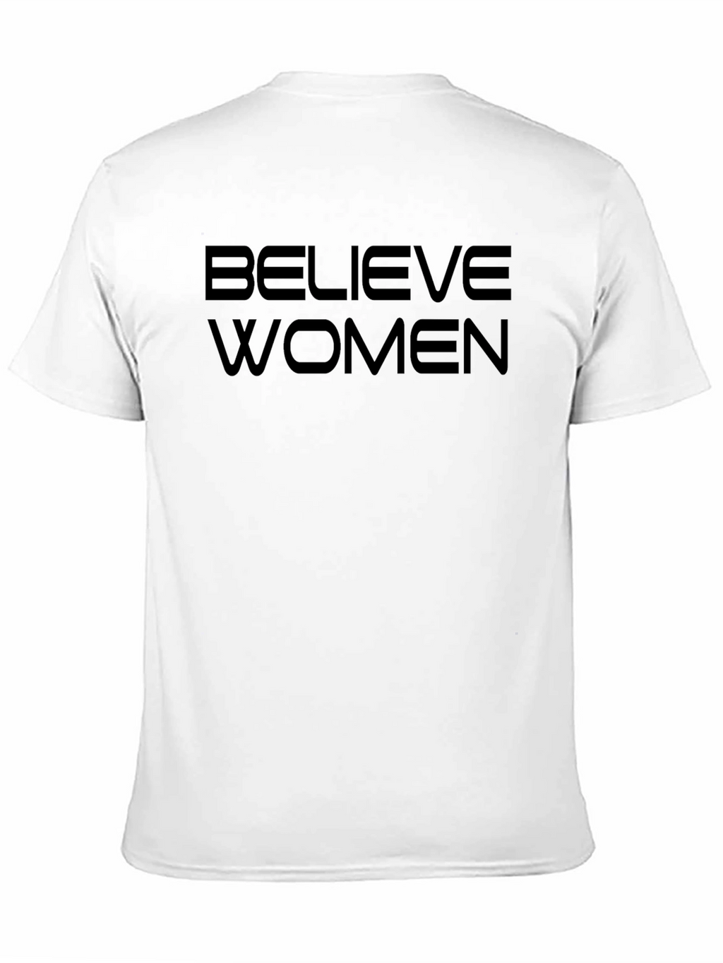 Believe Women Black Graphic Tee - Activism Shirt