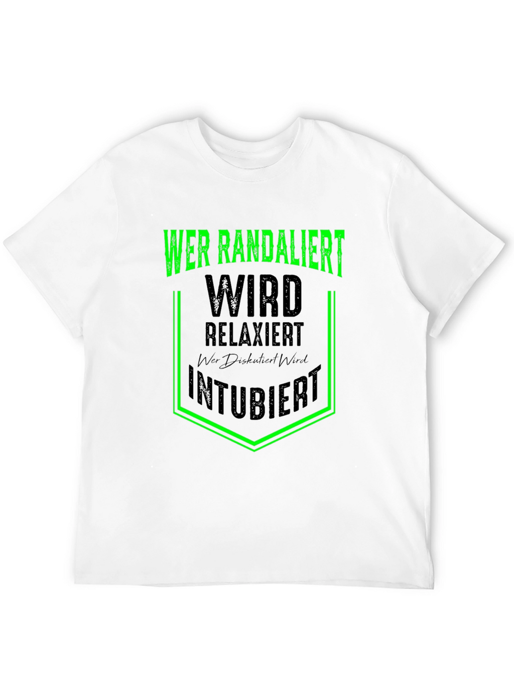 Wer Randaliert Funny German T-Shirt