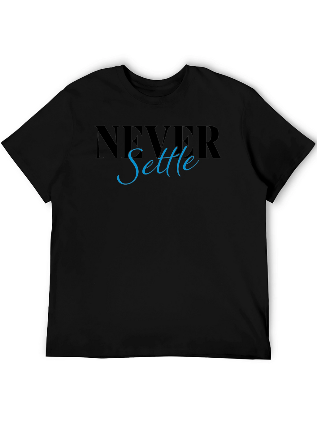 Never Settle Graphic Tee - Stylish Mens T-Shirt