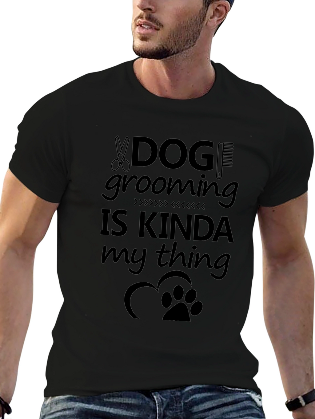 Dog Grooming Kinda My Thing Graphic T-Shirt
