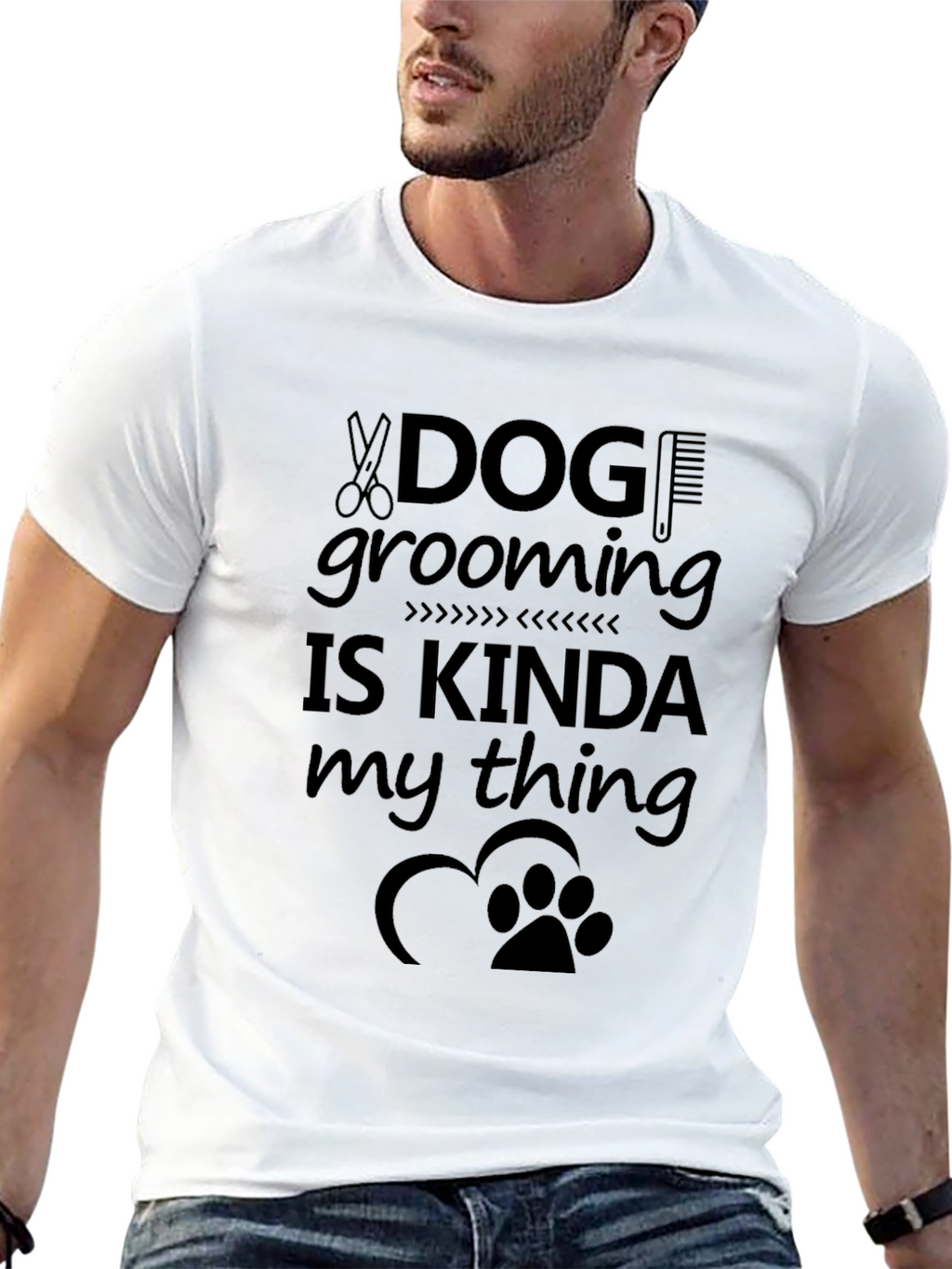 Dog Grooming Kinda My Thing Graphic T-Shirt