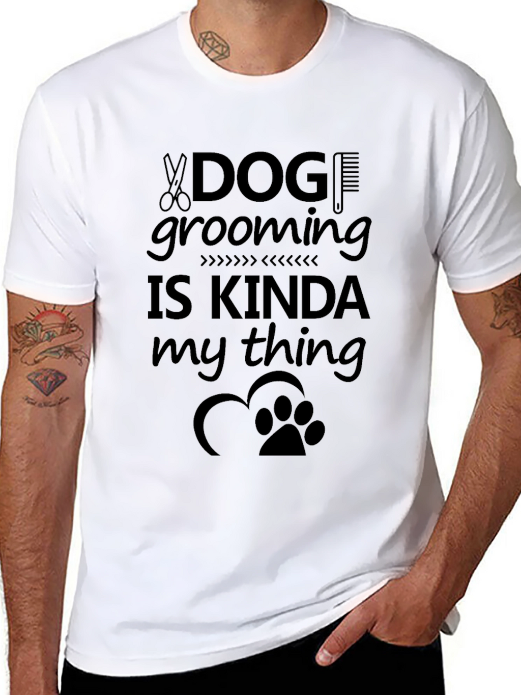 Dog Grooming Kinda My Thing Graphic T-Shirt