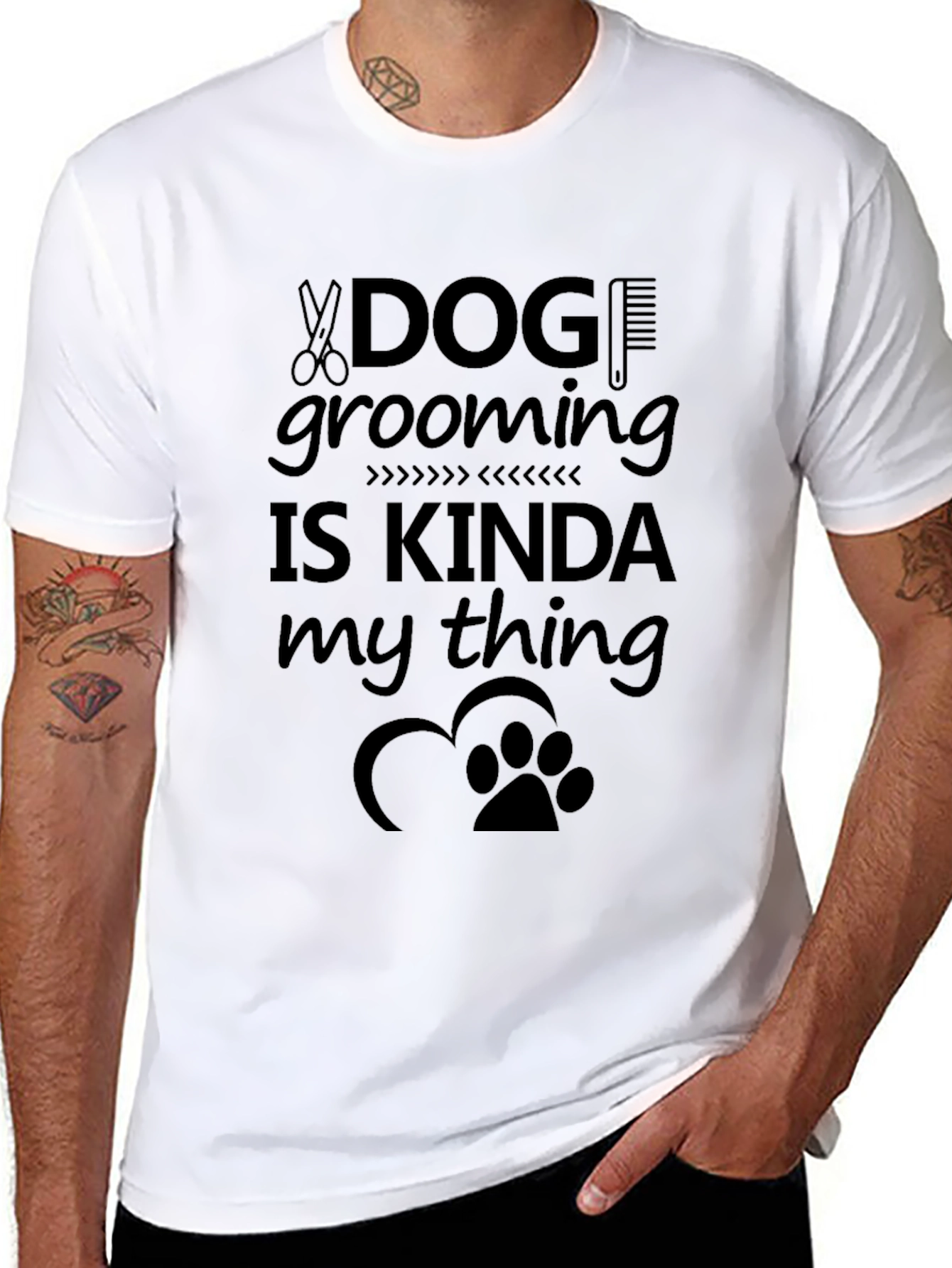 Dog Grooming Kinda My Thing Graphic T-Shirt