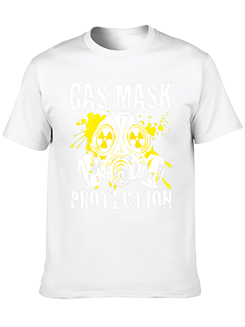 Gas Mask Protection Black T-Shirt