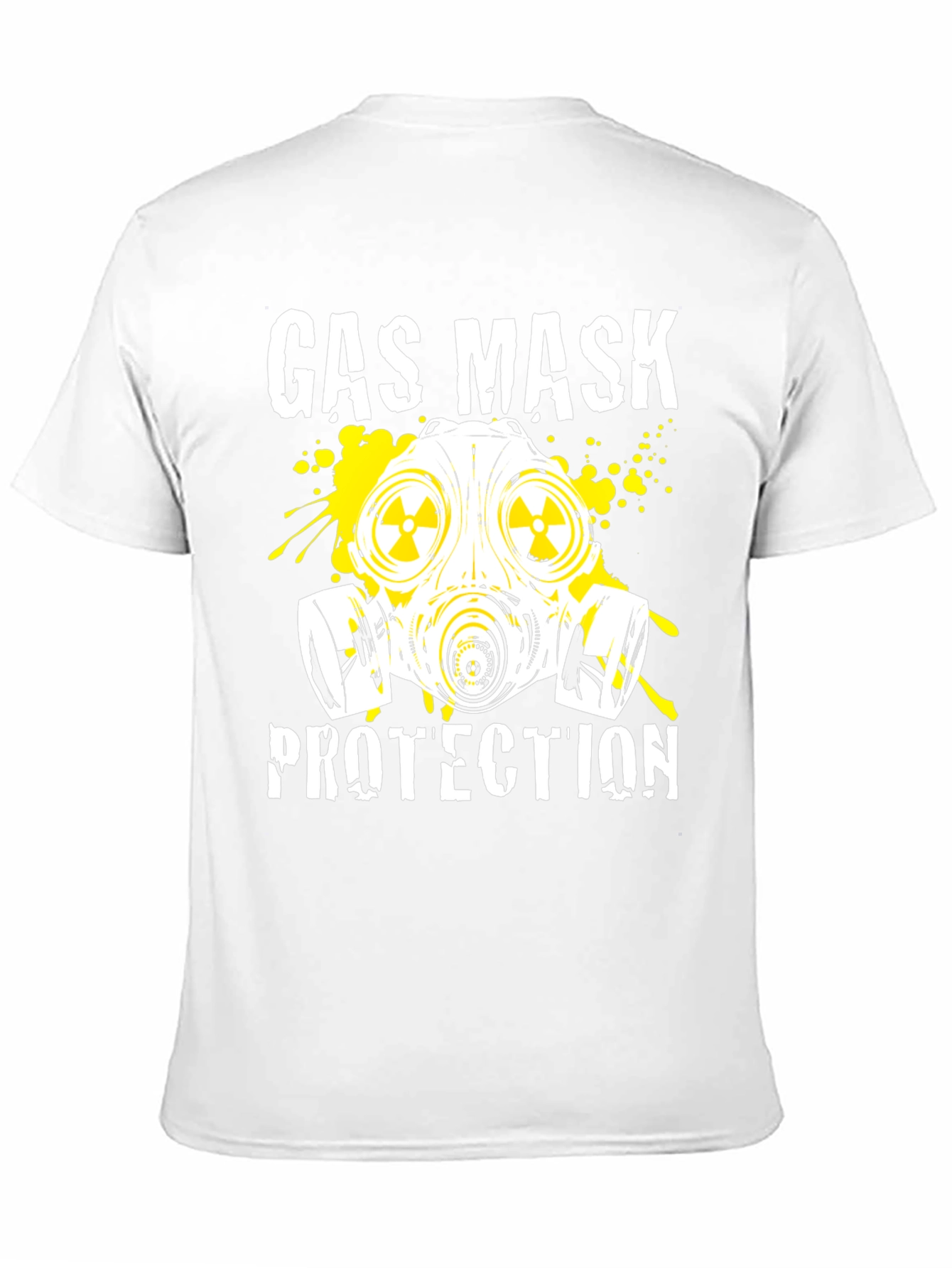 Gas Mask Protection Black T-Shirt
