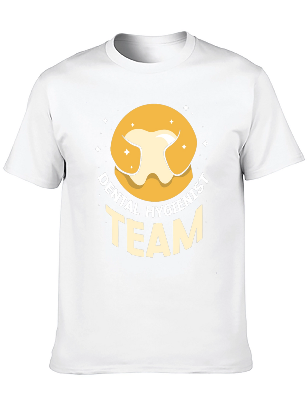 Dental Hygienist Team T-Shirt - Black Cotton Tee
