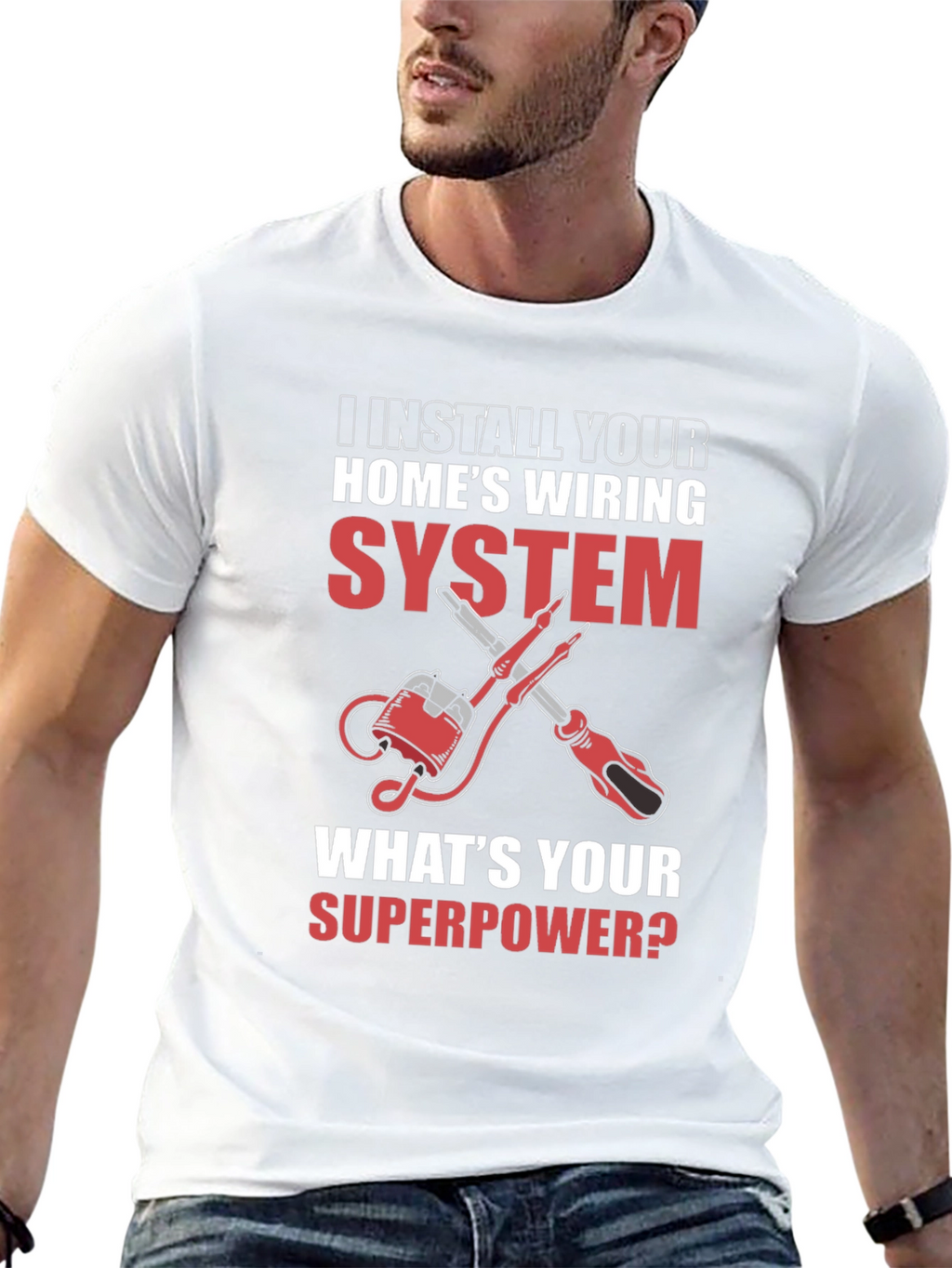 Electrician Superpower T-Shirt