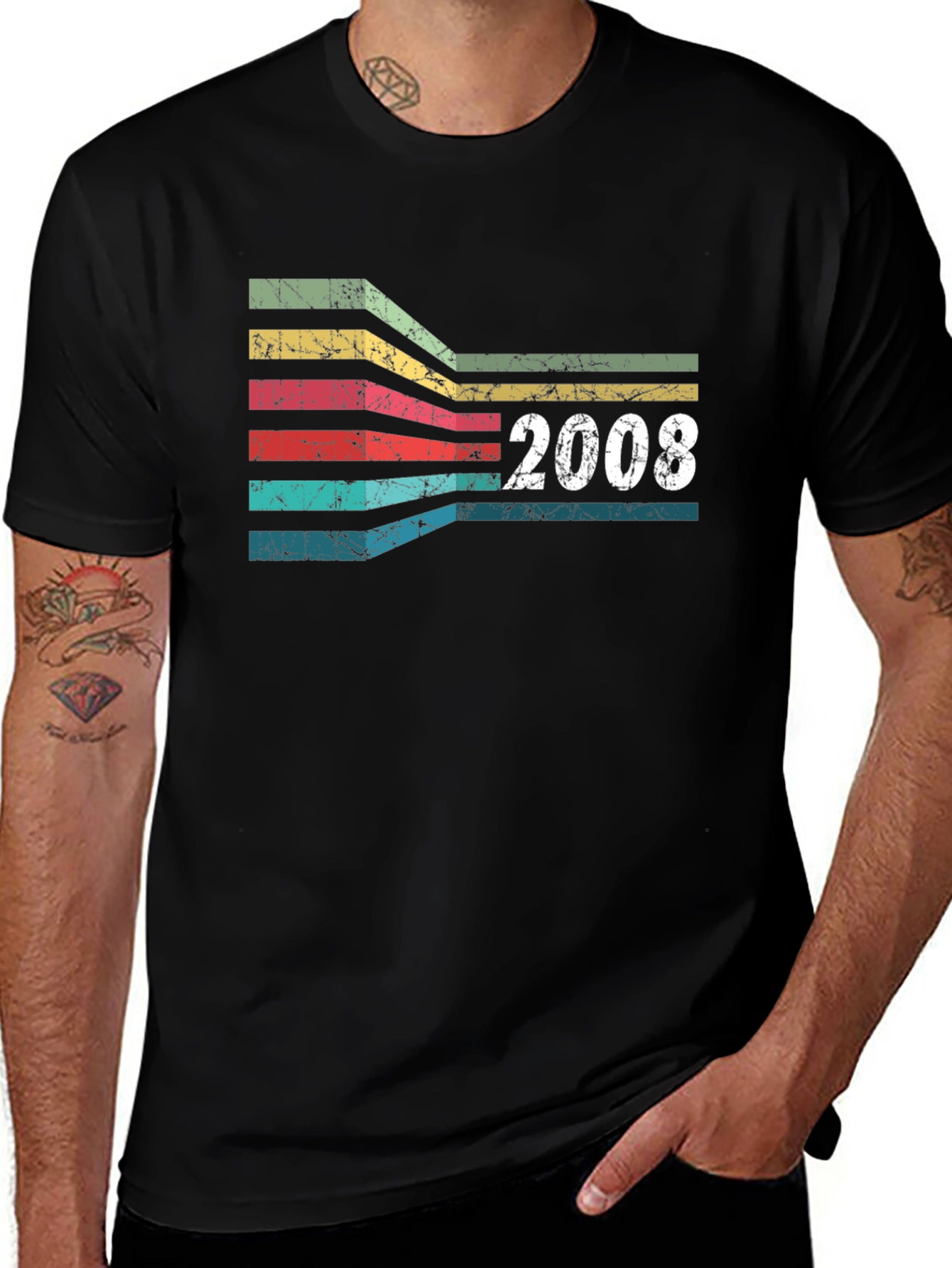 Vintage 2008 Graphic T-Shirt - Retro Style
