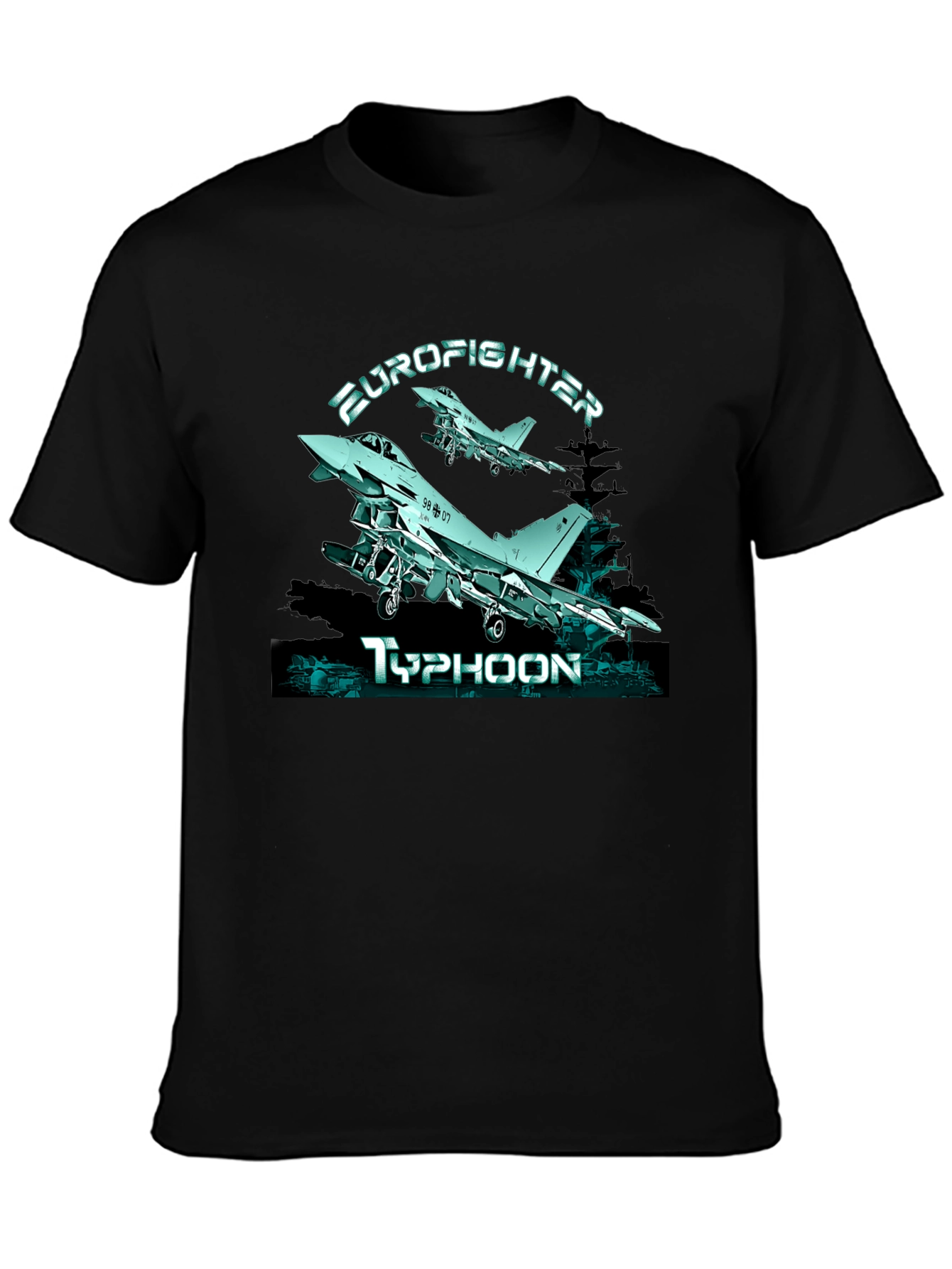 Eurofighter Typhoon Graphic T-Shirt - Military Jet Tee