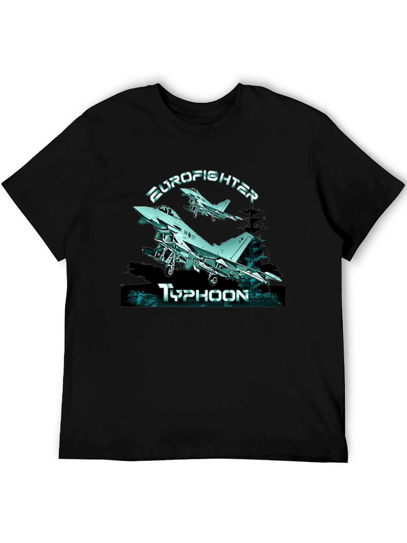 Eurofighter Typhoon Graphic T-Shirt - Military Jet Tee