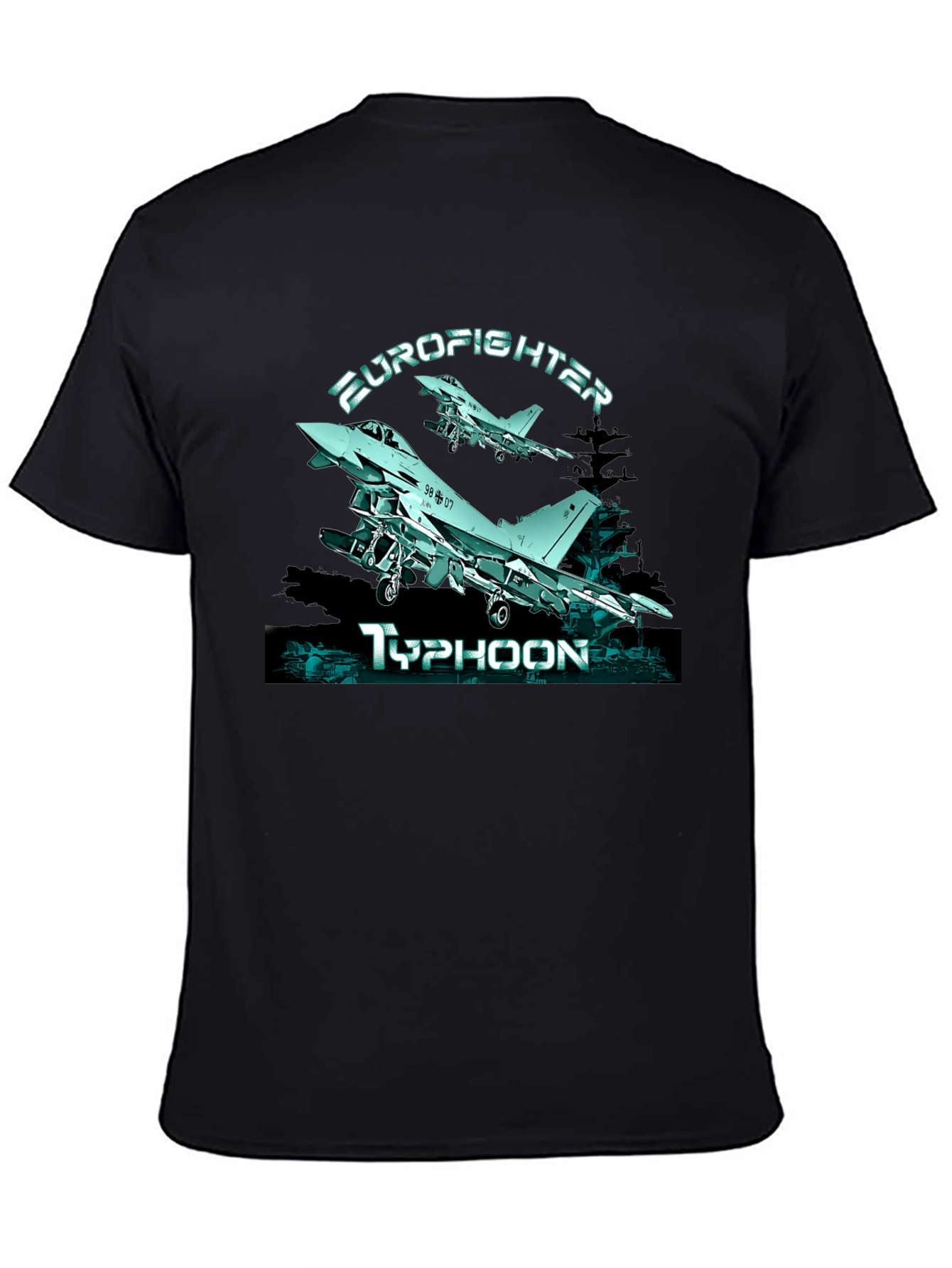 Eurofighter Typhoon Graphic T-Shirt - Military Jet Tee