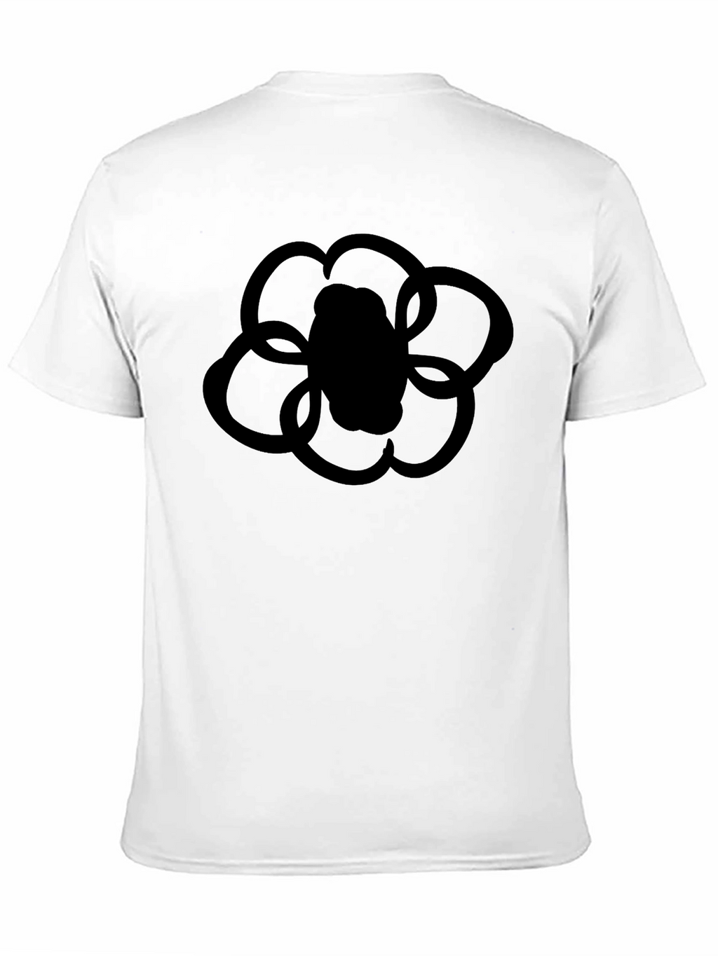 Black Flower Graphic T-Shirt