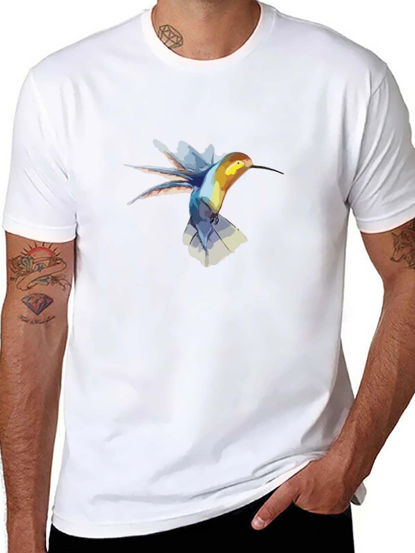 Hummingbird Graphic T-Shirt - Stylish & Unique!