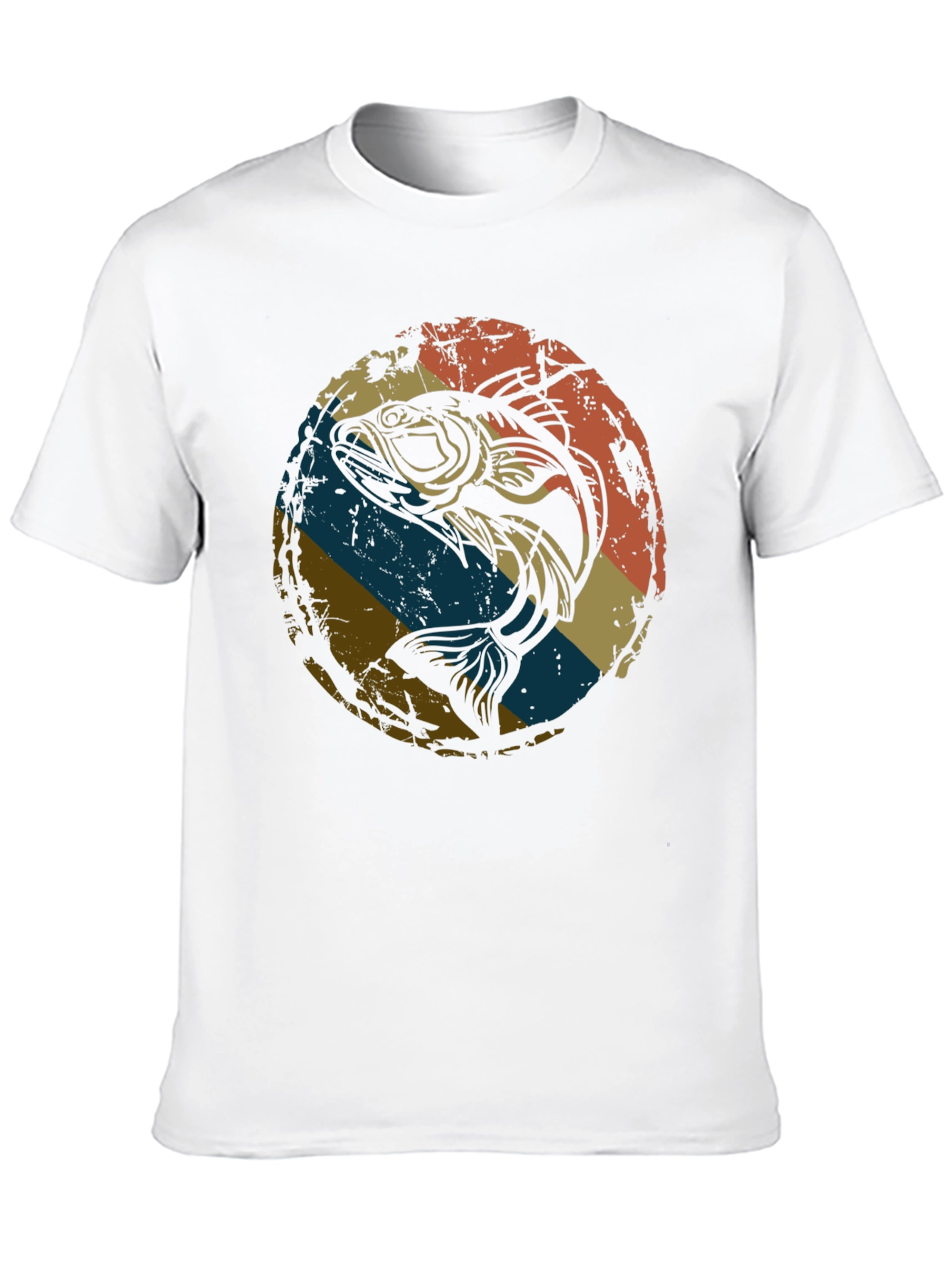 Retro Bass Fishing Graphic Tee
