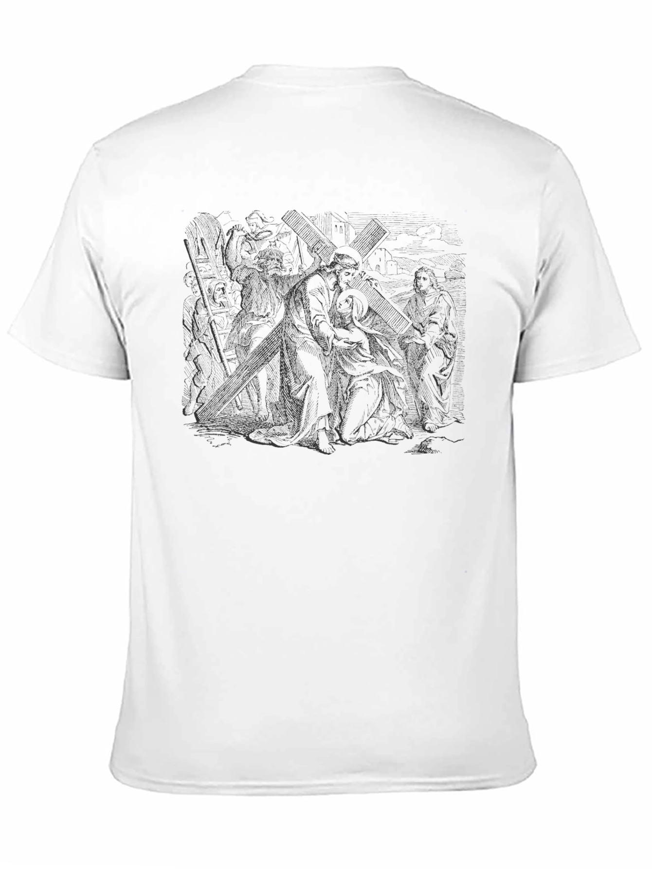 Crucifixion Graphic Black T-Shirt