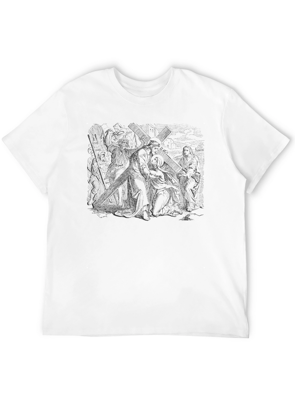 Crucifixion Graphic Black T-Shirt