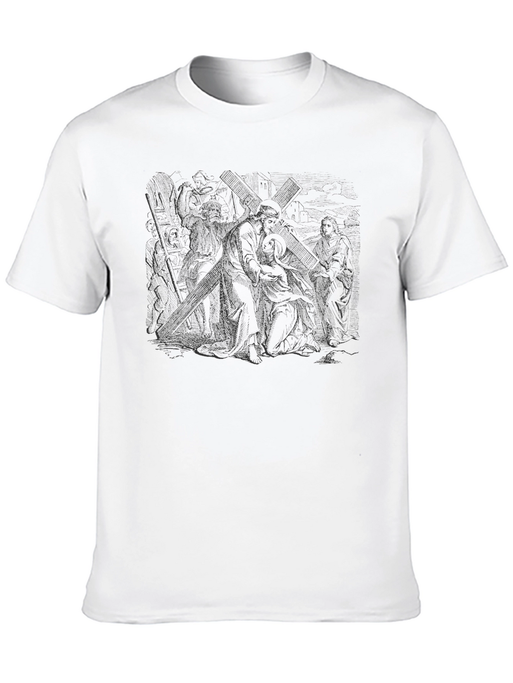 Crucifixion Graphic Black T-Shirt