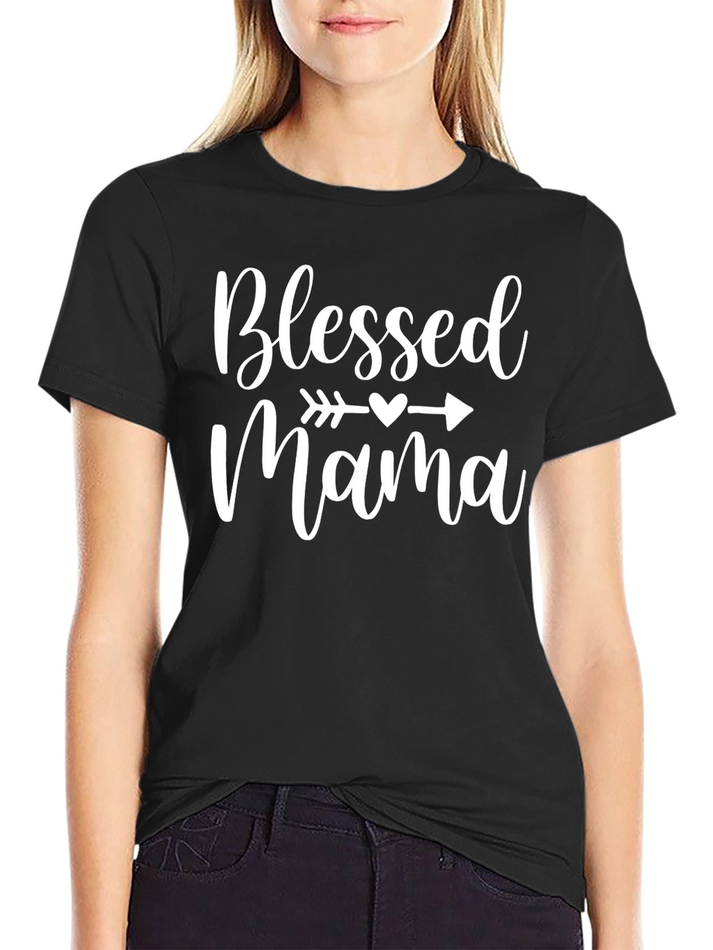 Blessed Mama Graphic T-Shirt