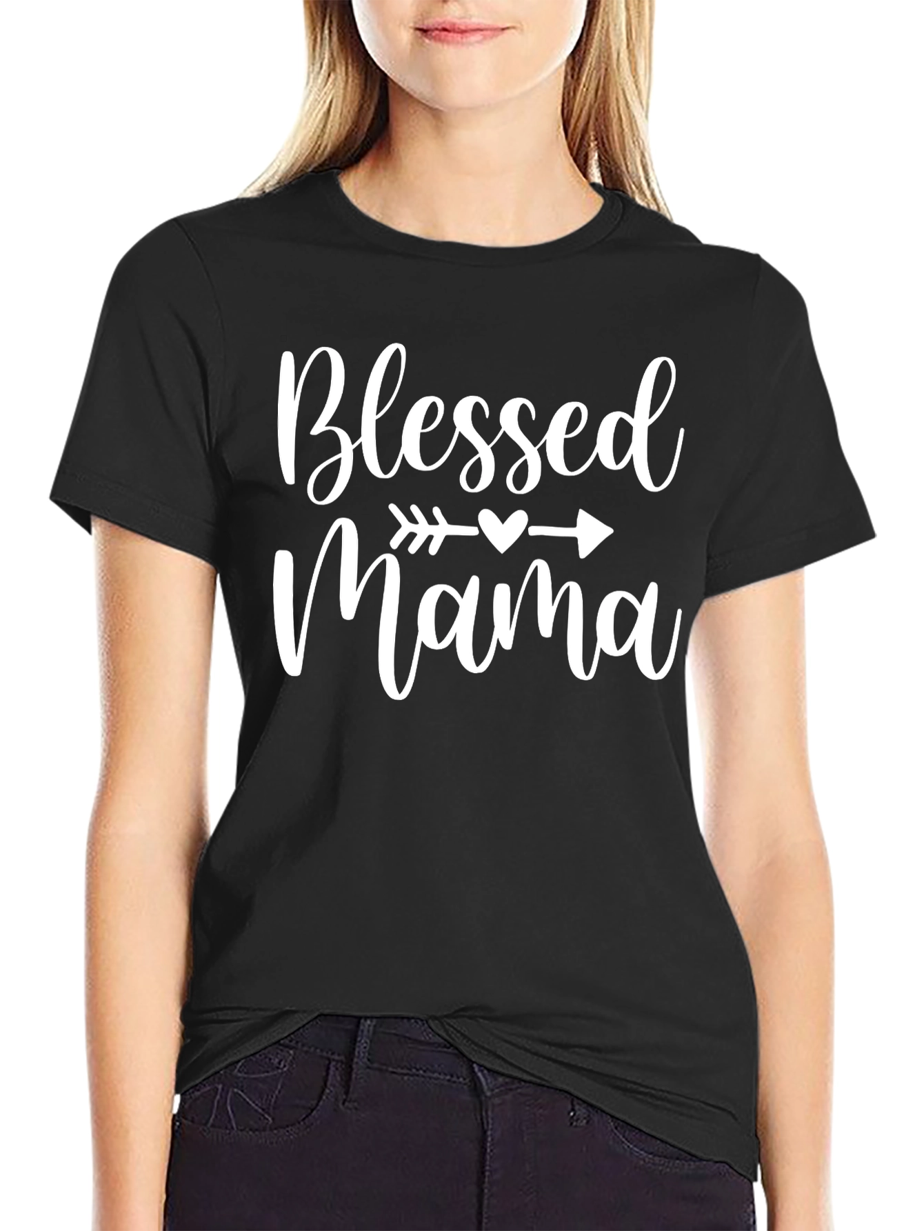 Blessed Mama Graphic T-Shirt